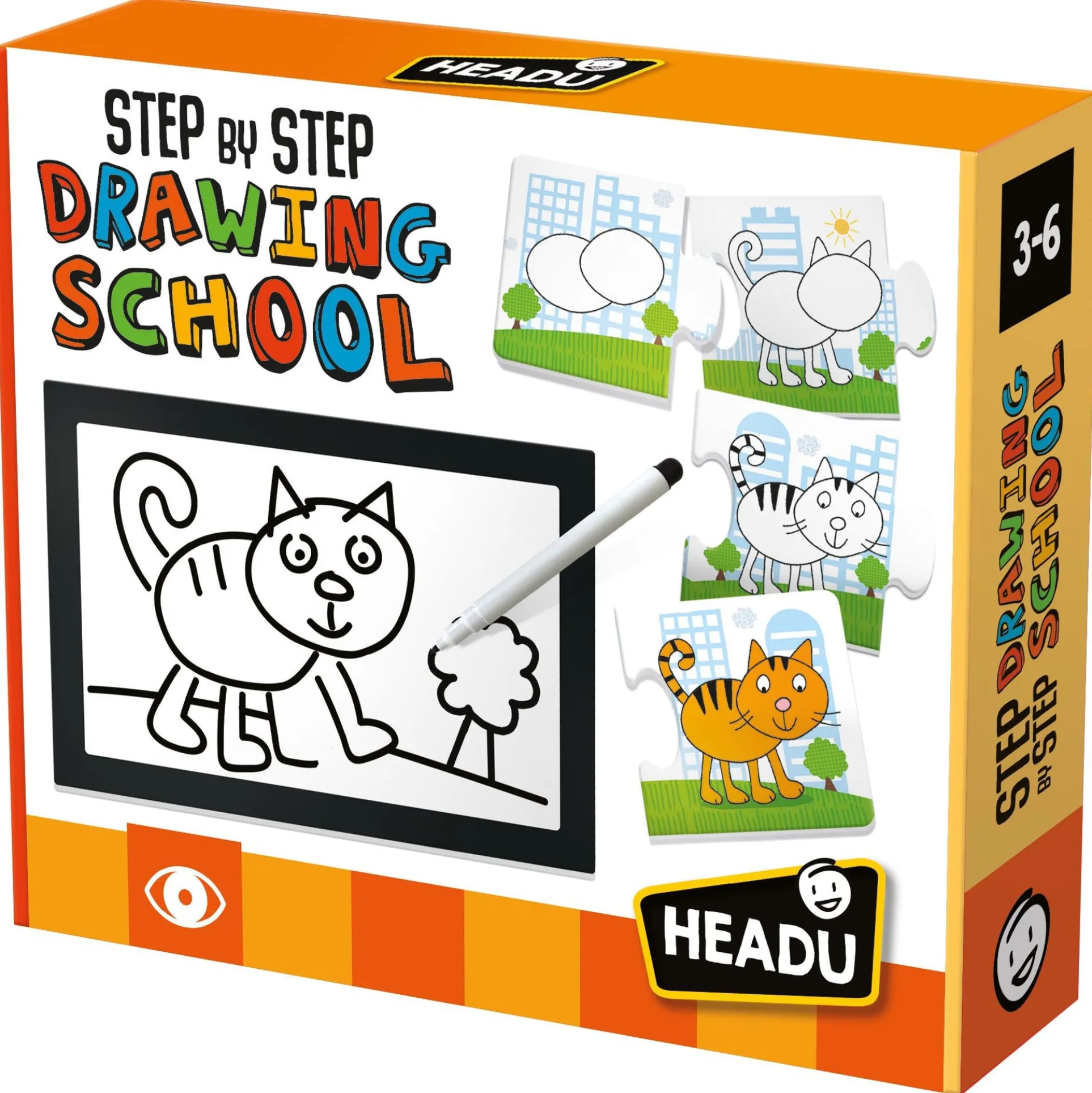 Headu Step by Step Drawing School - Animal Artistry Kit