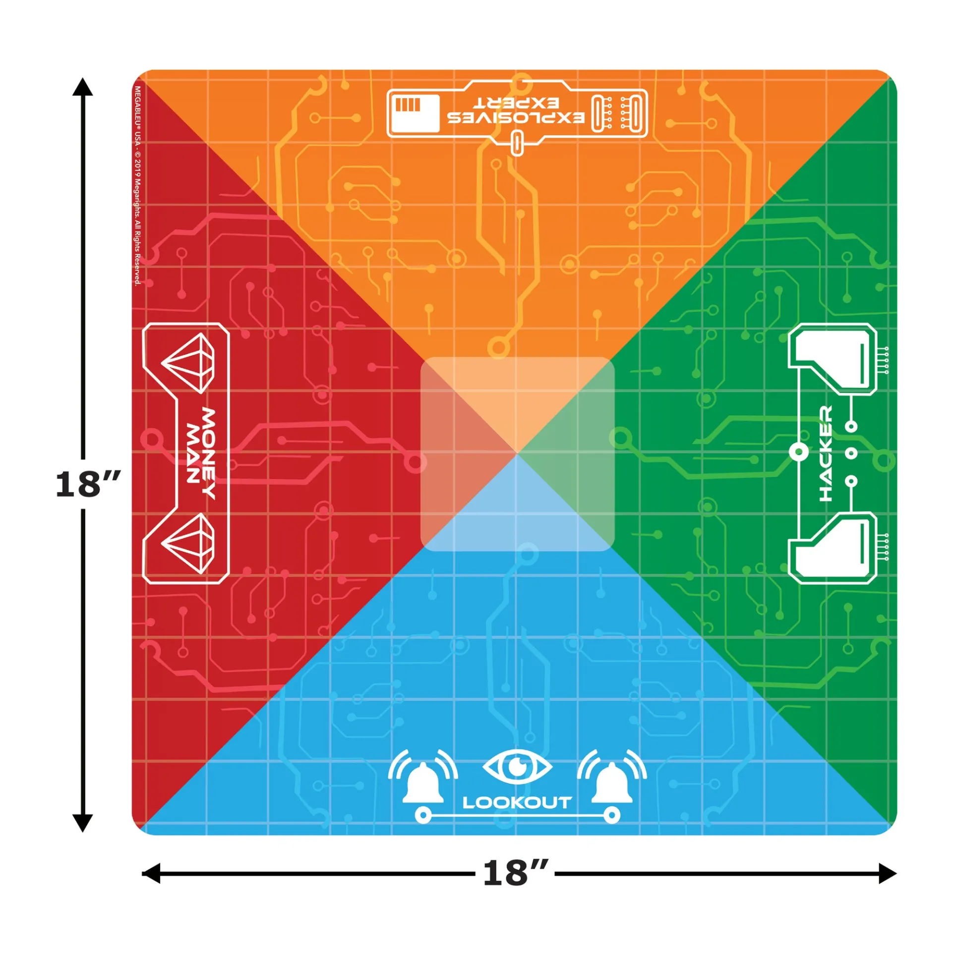 Heist Game Mat: Ultimate Safe-Cracking Play Surface
