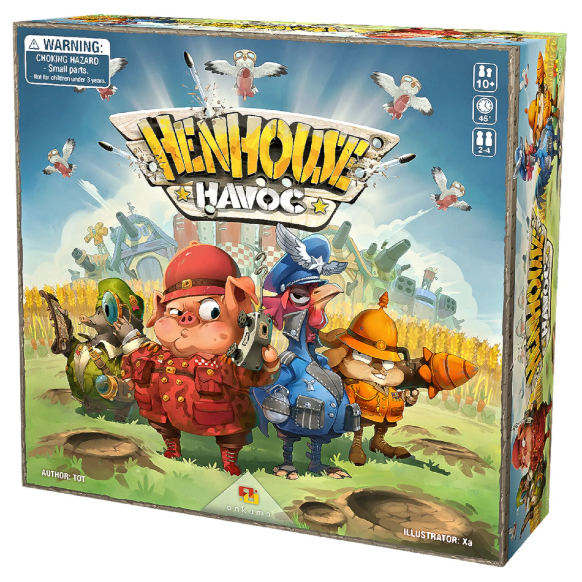 Henhouse Havoc Strategic Family Board Game