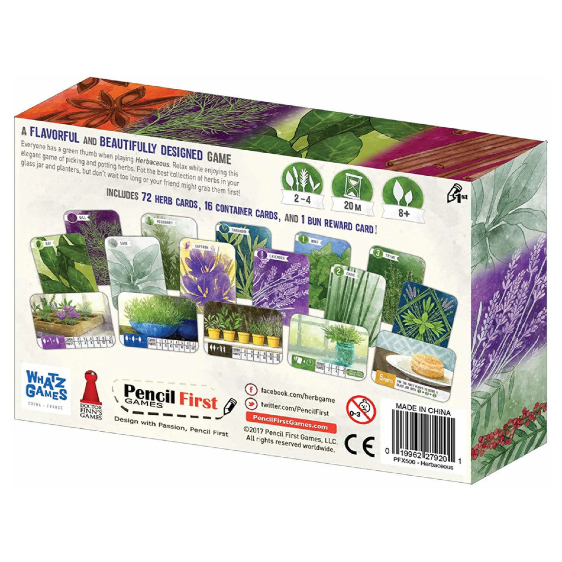Herbaceous Card Game with Flavor Pack Mini-Expansion