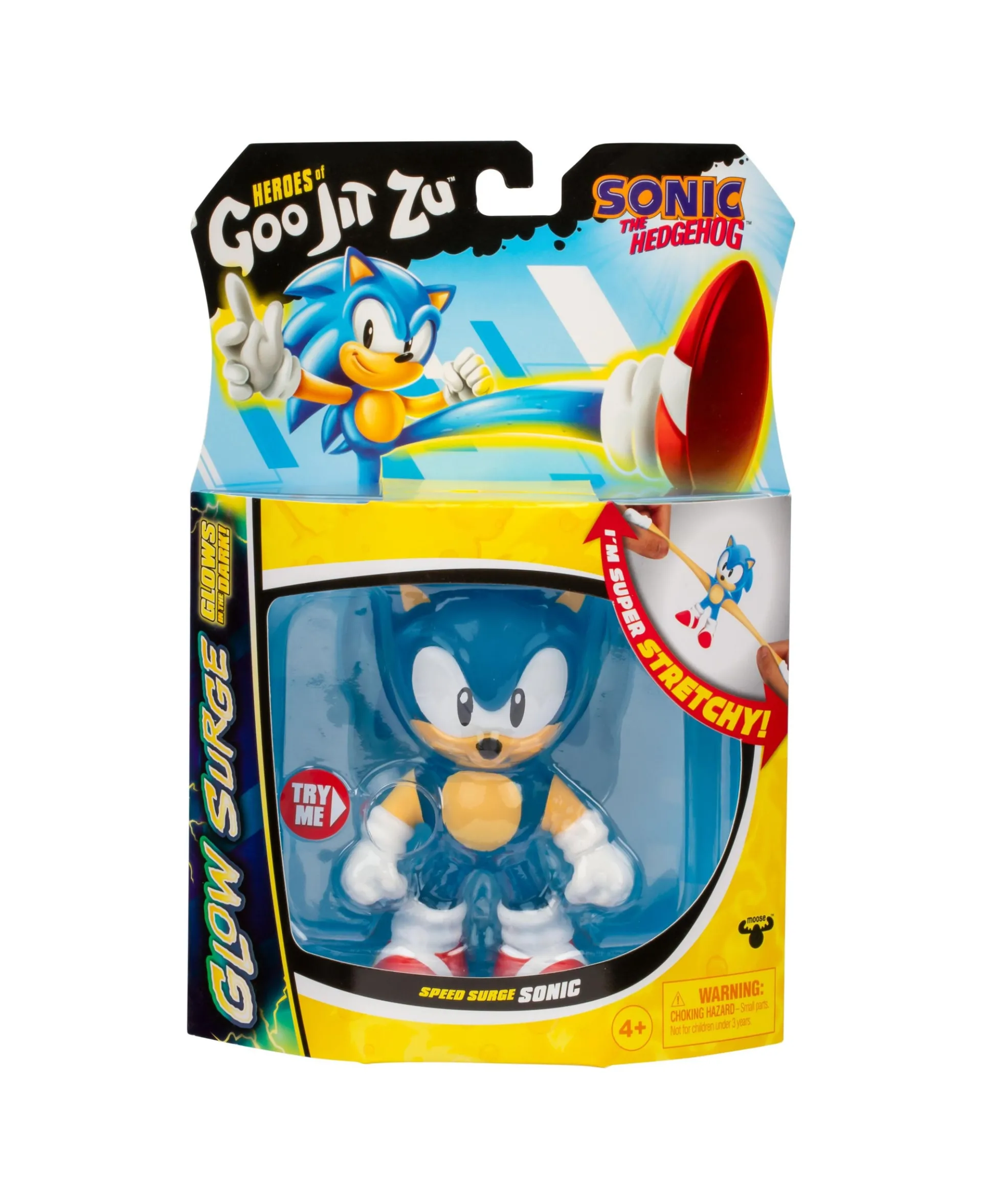 Heroes of Goo Jit Zu Speed Surge Sonic S4 Stretchy Toy