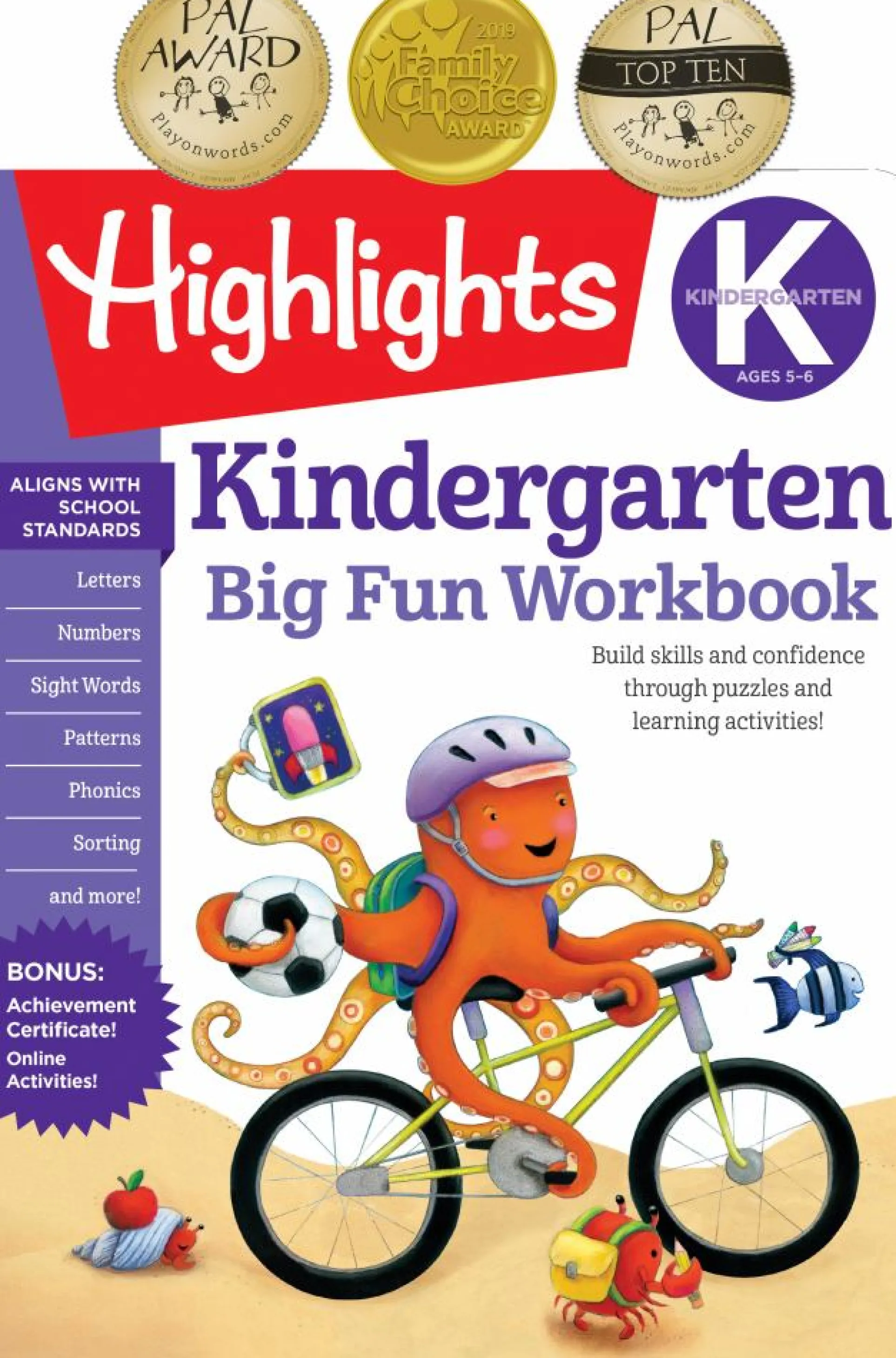 Highlights Big Fun Kindergarten Activities Workbook