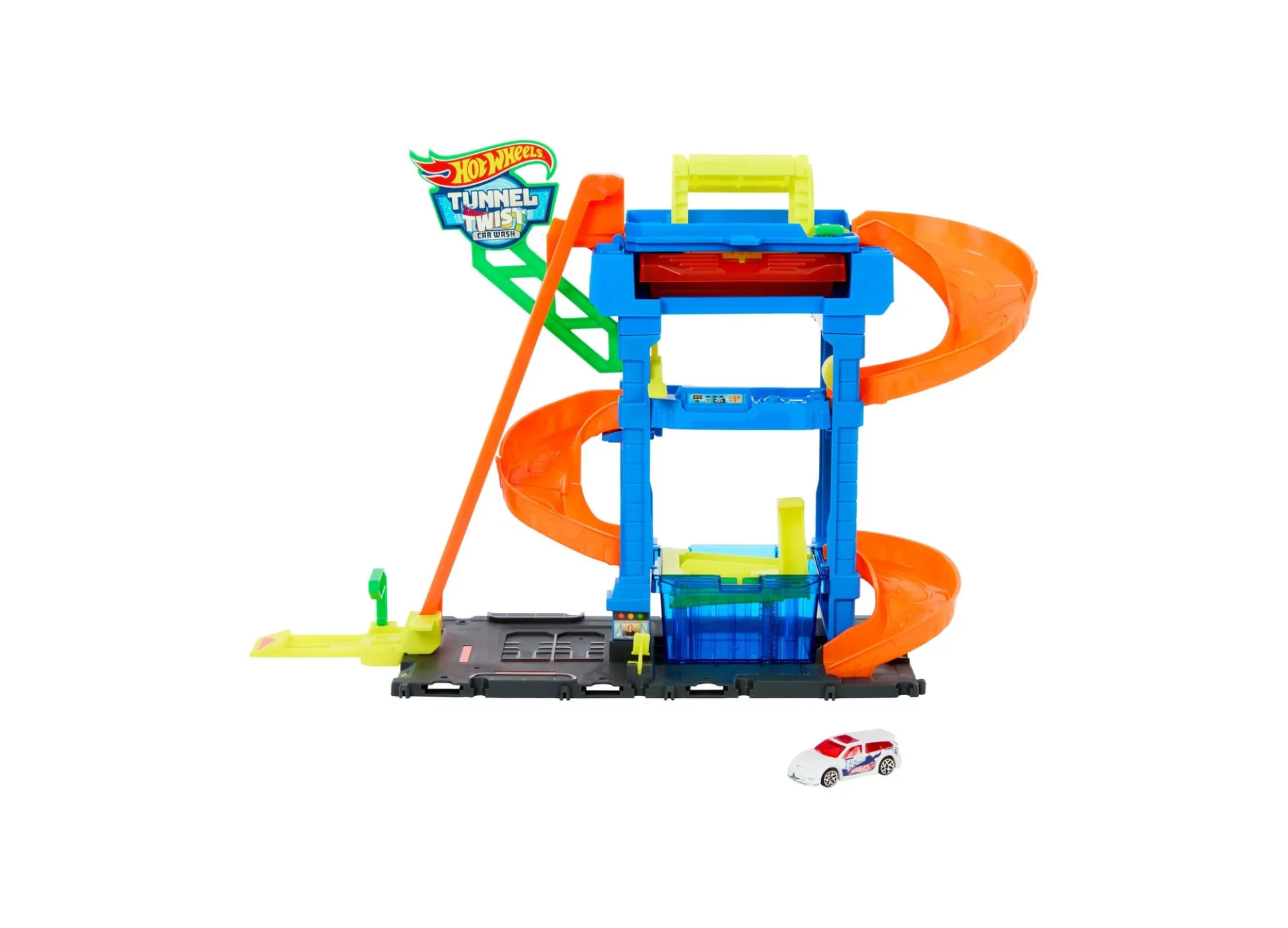 Hot Wheels City Tunnel Twist Car Wash Color Shifters Playset