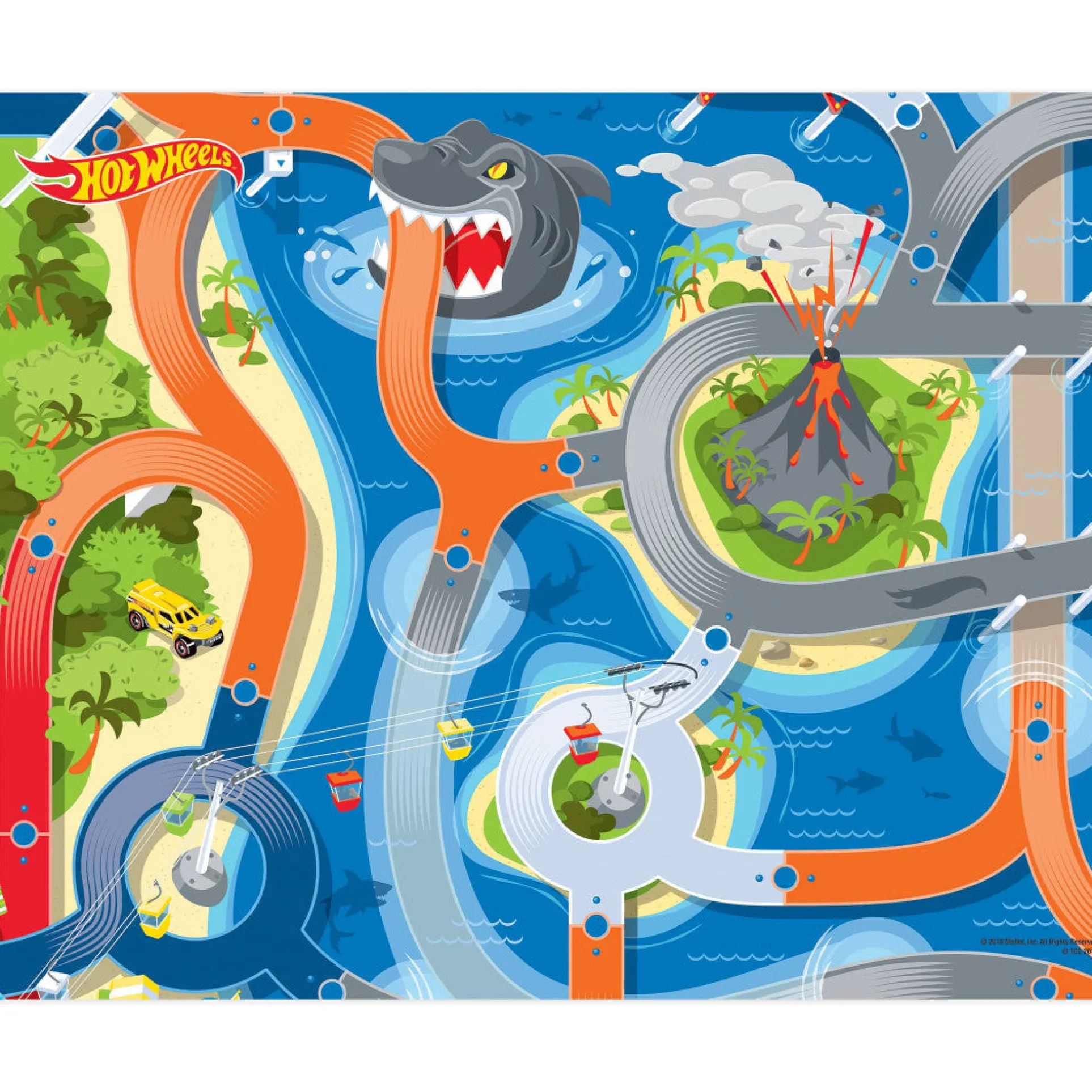 Hot Wheels Imaginmat: Deluxe Interactive Playmat & Toy Car