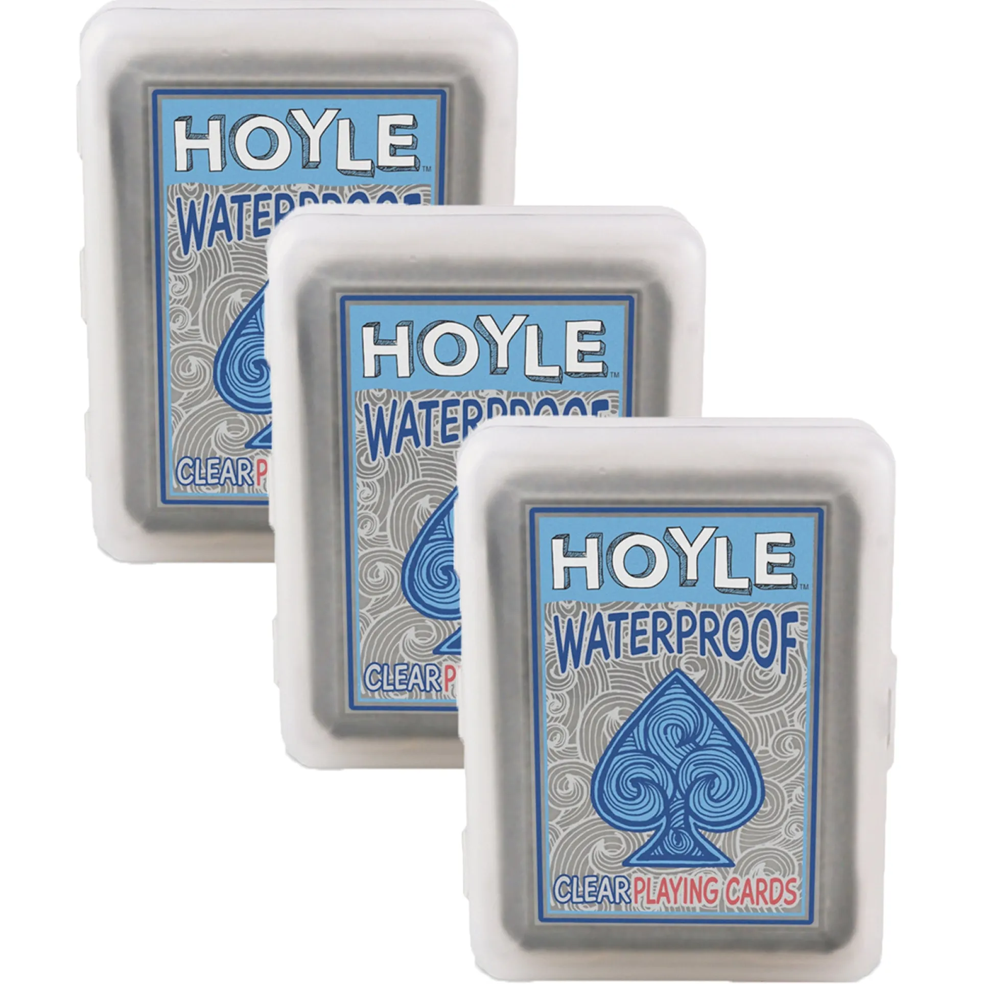 Hoyle Waterproof Playing Cards, Triple Deck Set