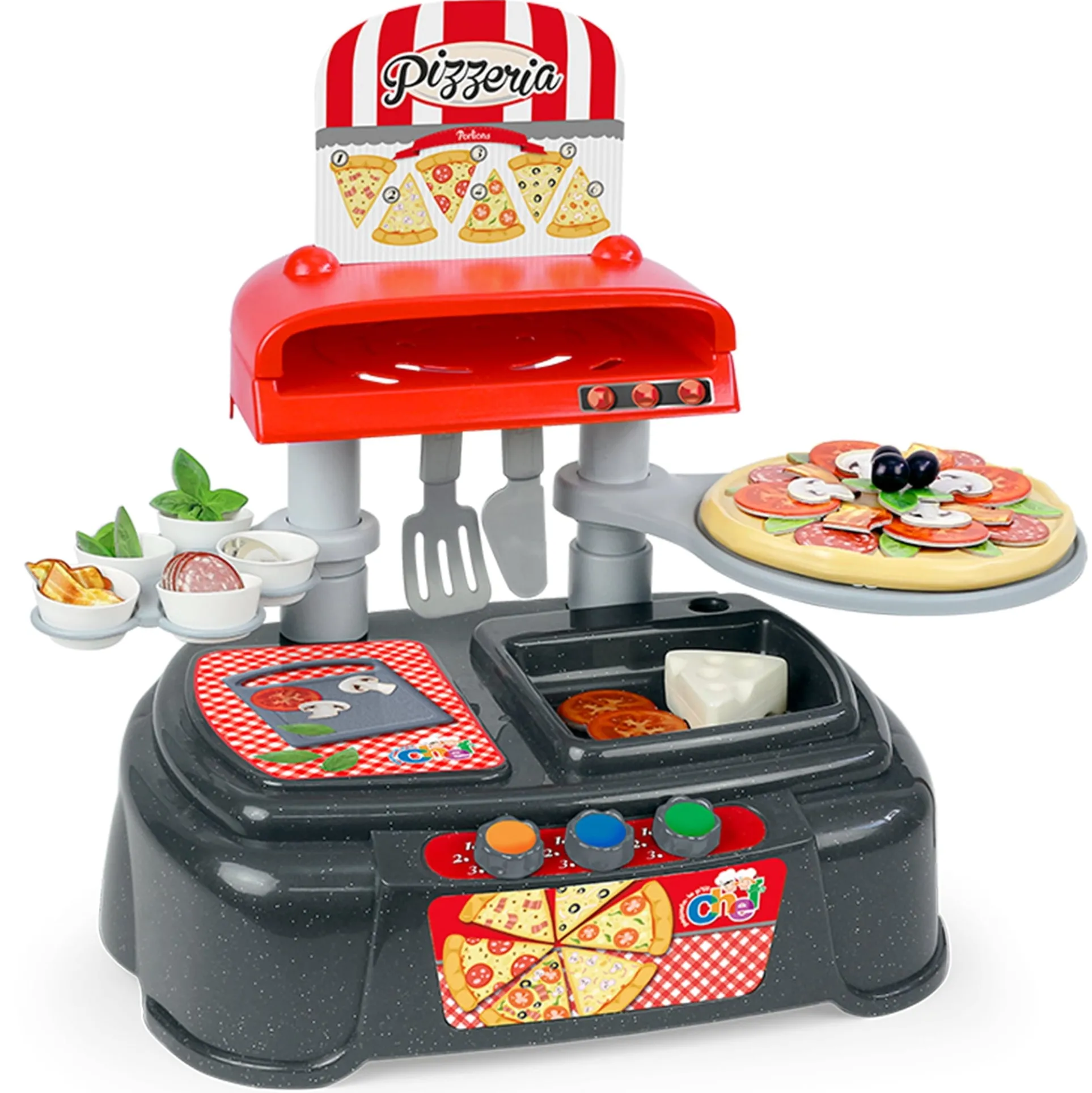 Le P'tit Chef Deluxe Mini Pizzeria Playset - Slice Up Fun!