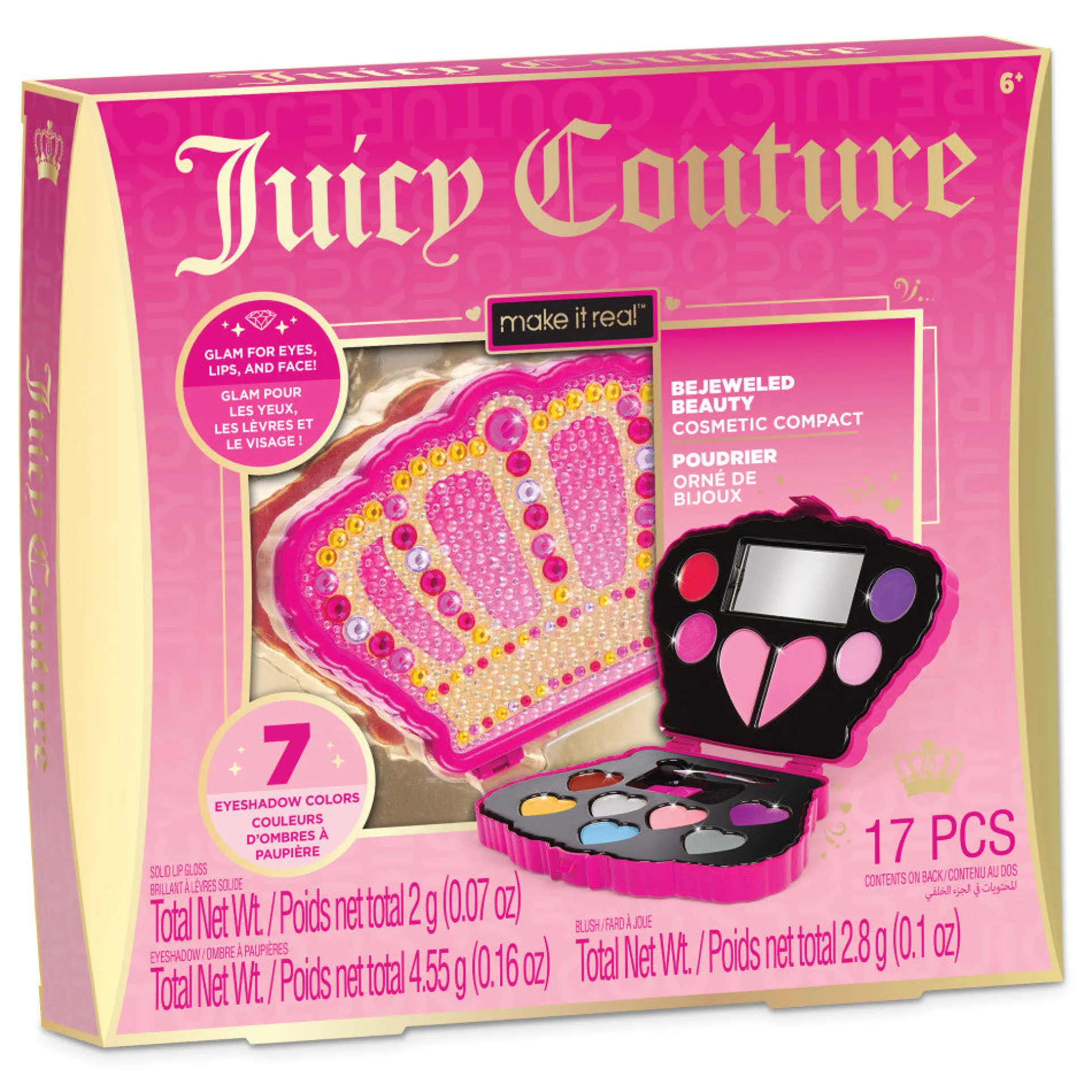 Juicy Couture Bejeweled Beauty Cosmetic Compact Kit for Kids