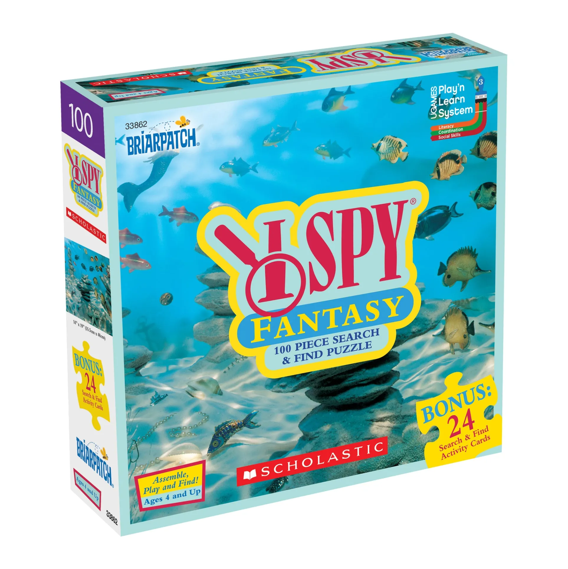 I Spy Fantasy Search & Find Puzzle - 100 Pcs