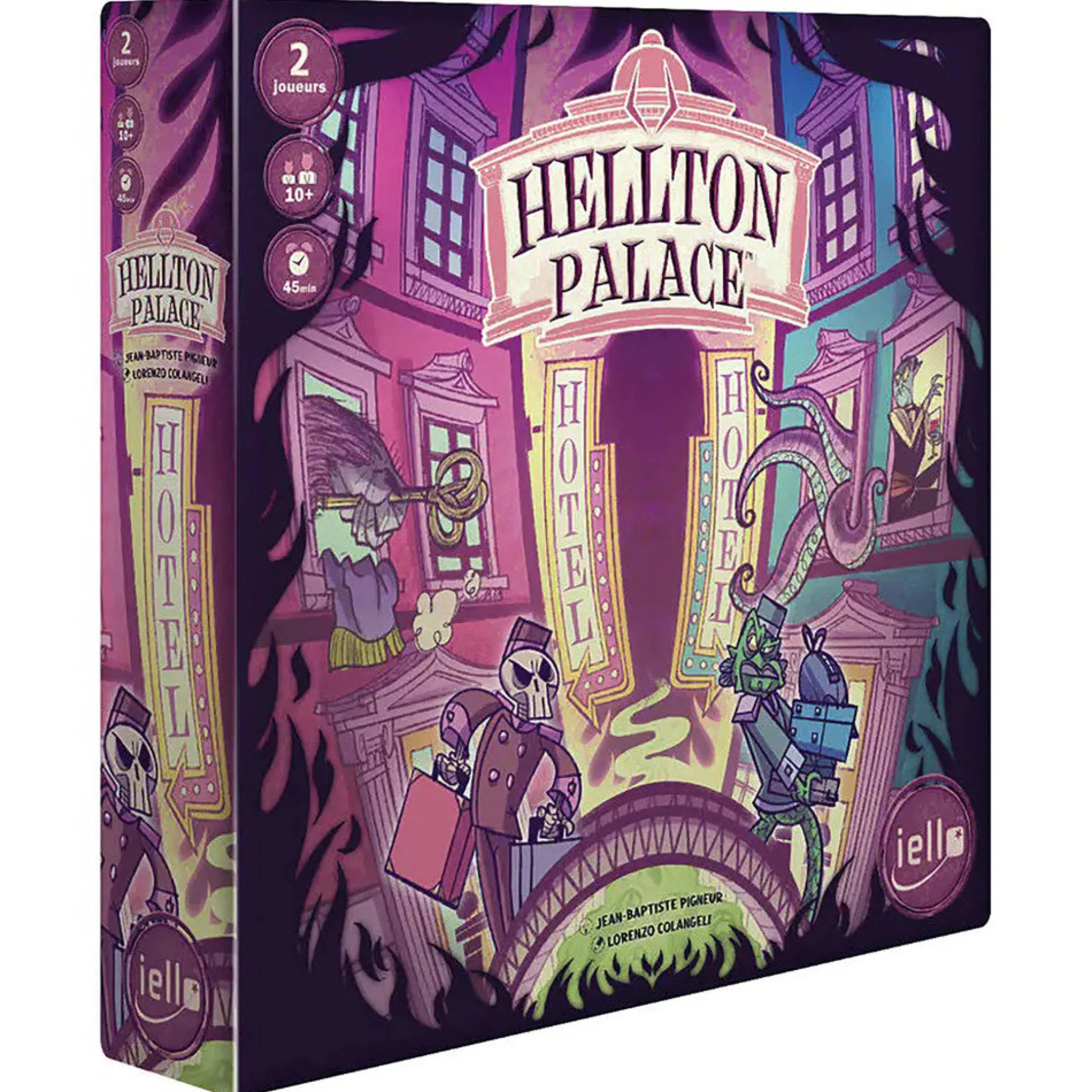 IELLO Hellton Palace Underworld Hotel Strategy Game for 2 Players