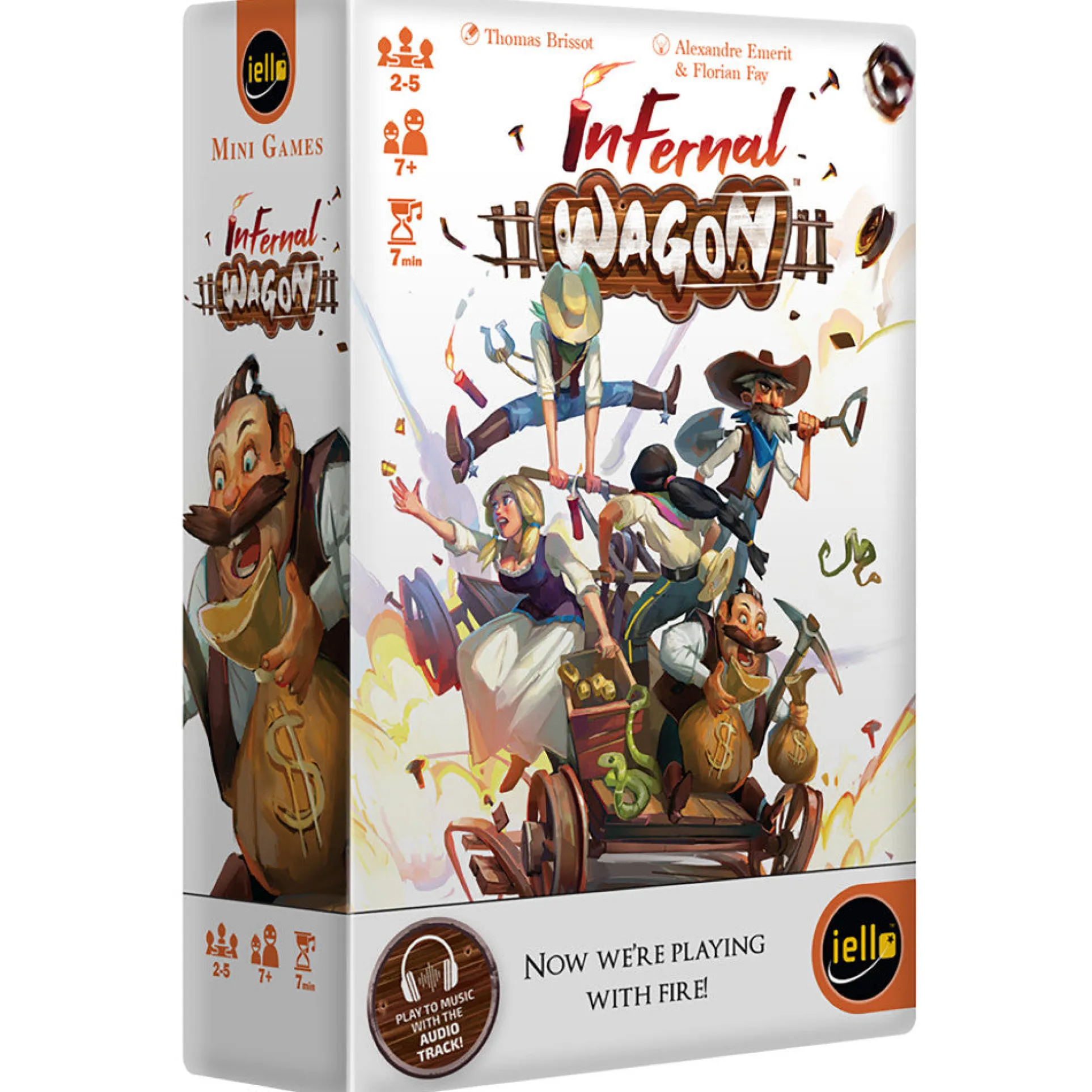 IELLO Infernal Wagon Cooperative Quick Party Game