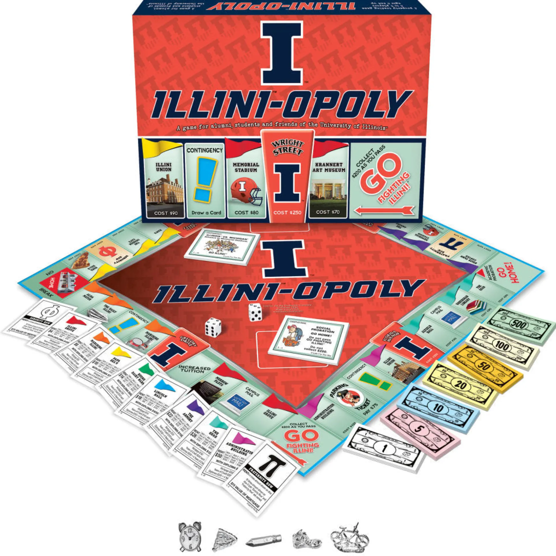 ILLINIOPOLY University of Illinois Edition Board Game