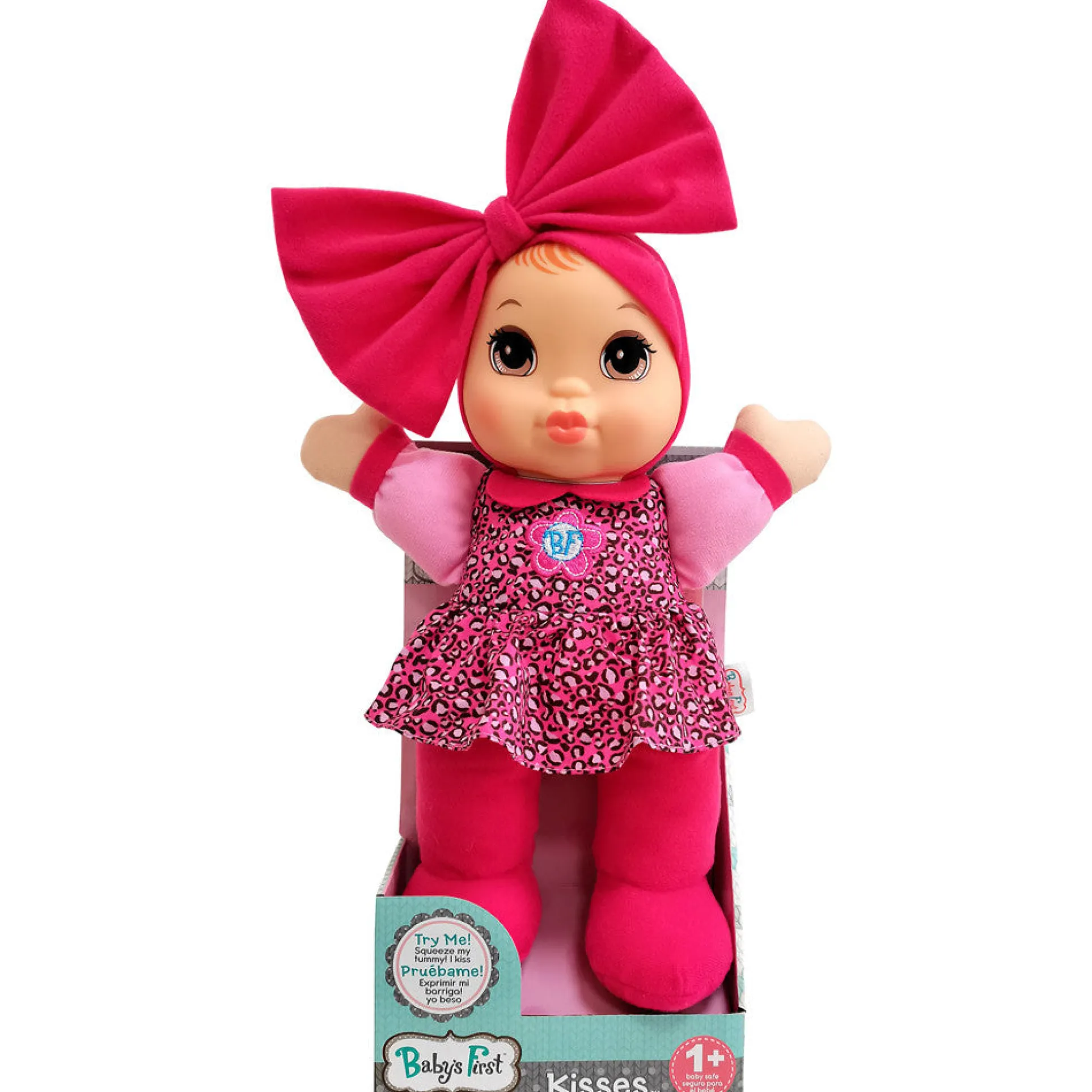 13-inch Baby's First Kisses Doll - Animal Print Top