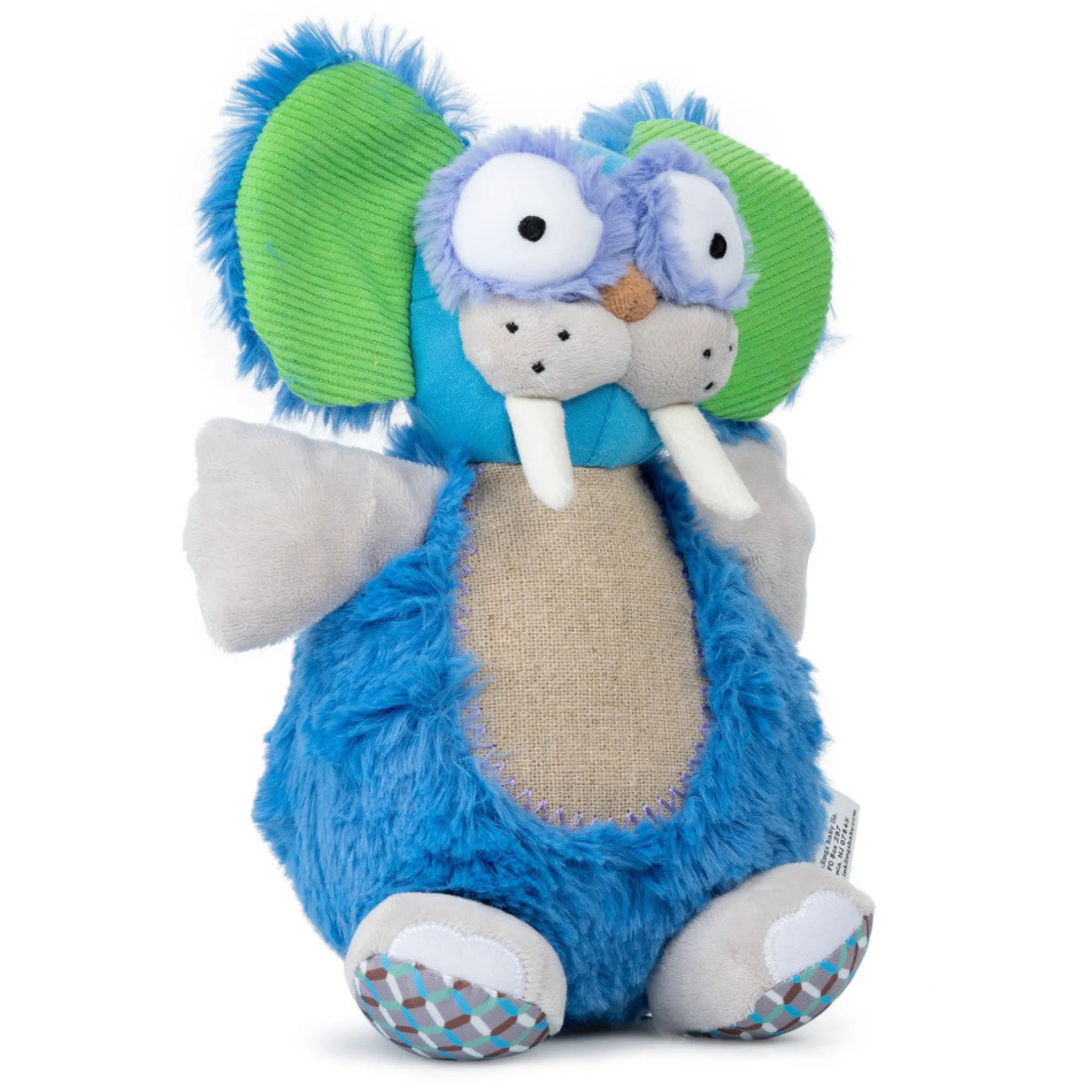 Inklings 8 inch Plush Toy, Gus The Toothy Tusked Rus - Multicolor
