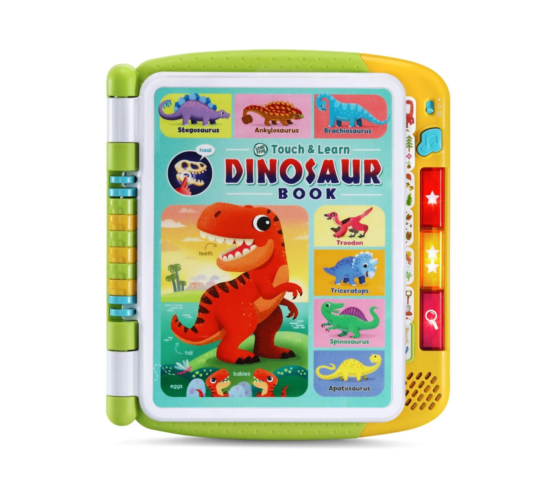 Interactive Dino Discovery Touch & Learn Book - Colorful Prehistoric Learning