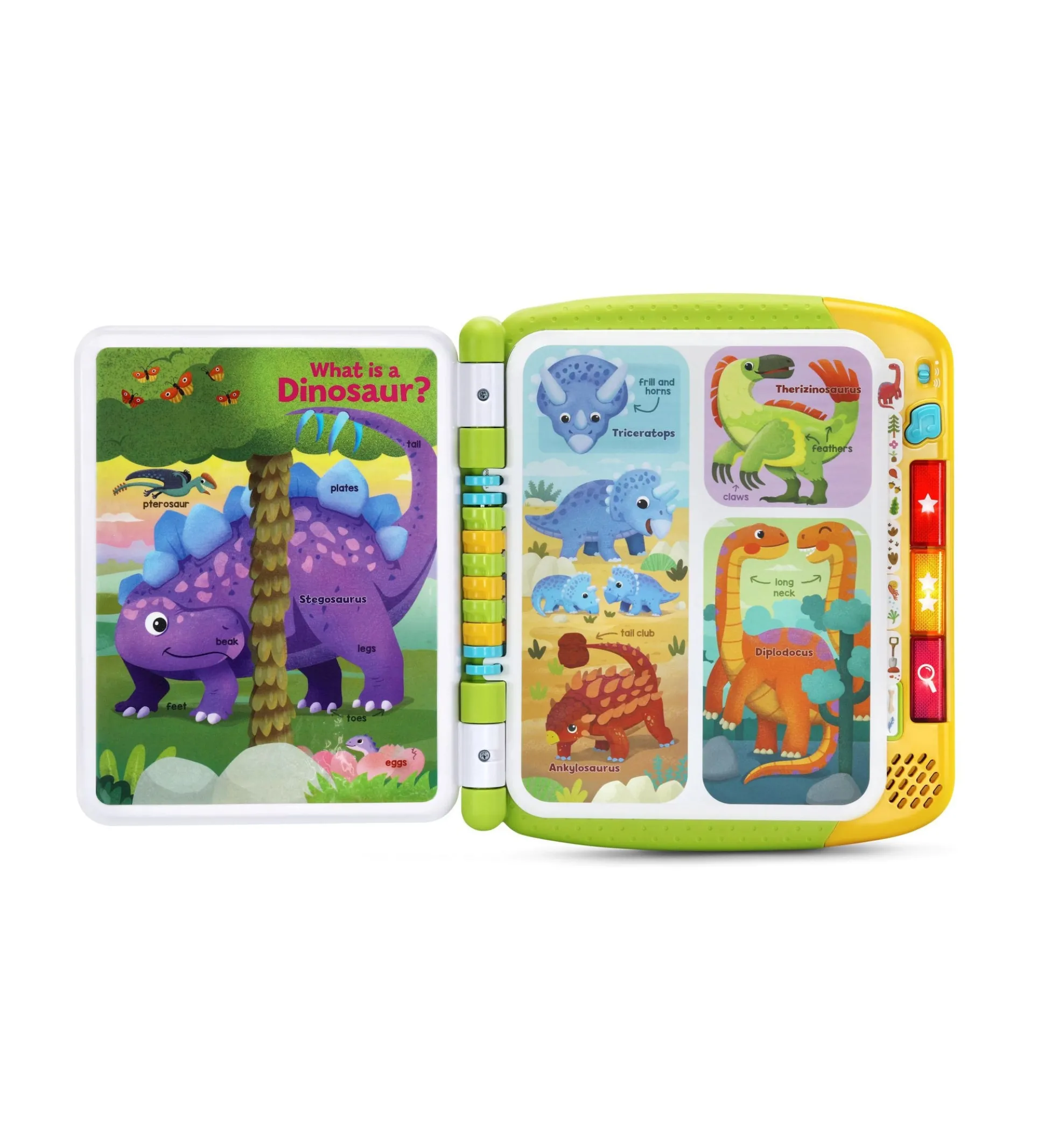 Interactive Dino Discovery Touch & Learn Book - Colorful Prehistoric Learning