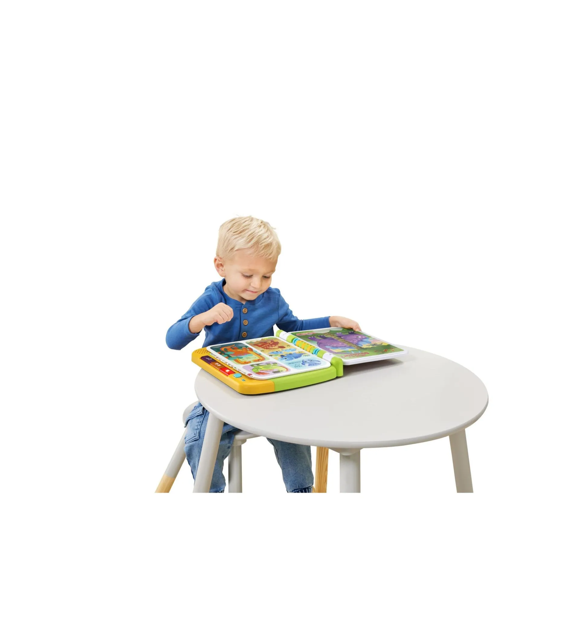 Interactive Dino Discovery Touch & Learn Book - Colorful Prehistoric Learning