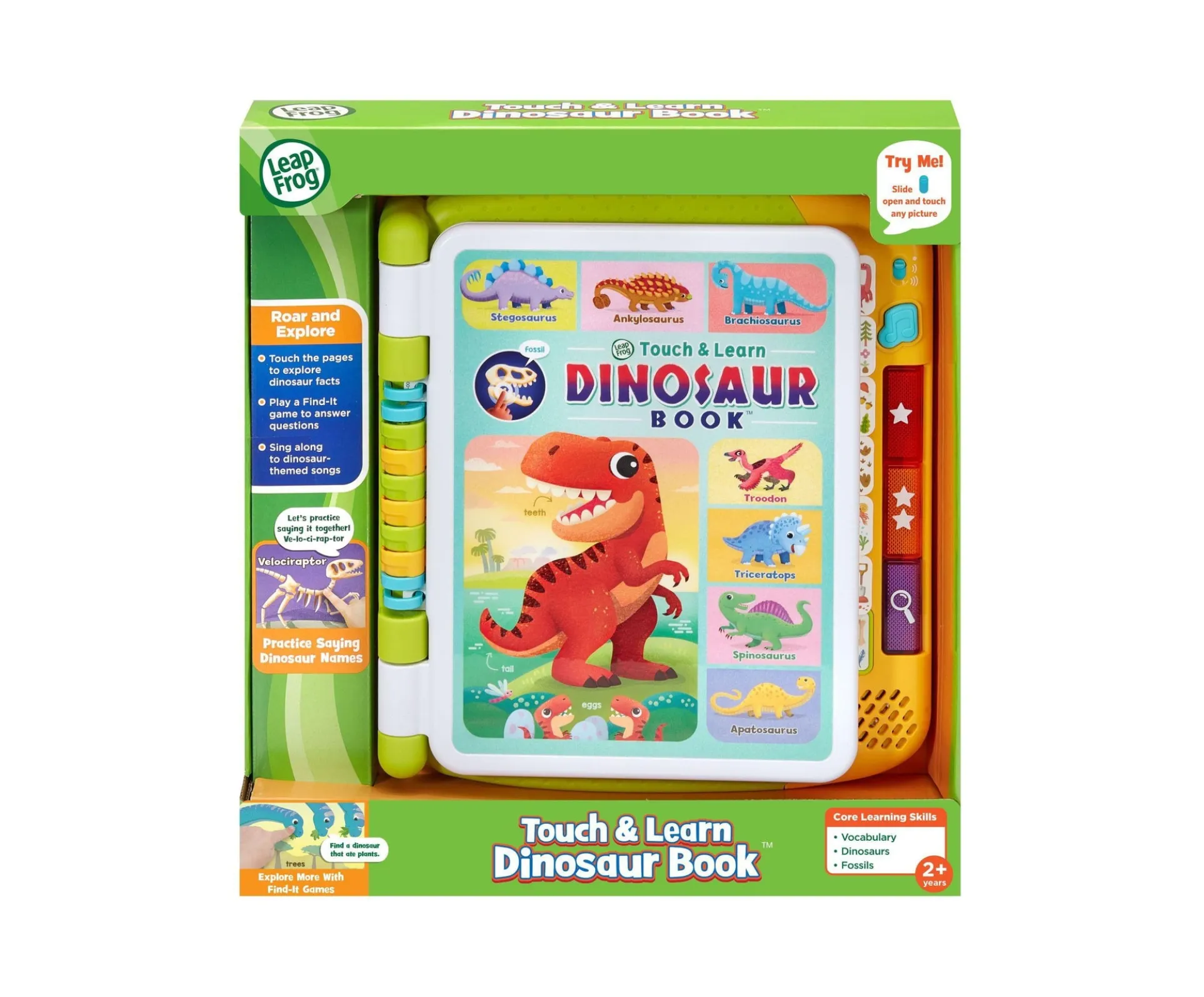 Interactive Dino Discovery Touch & Learn Book - Colorful Prehistoric Learning