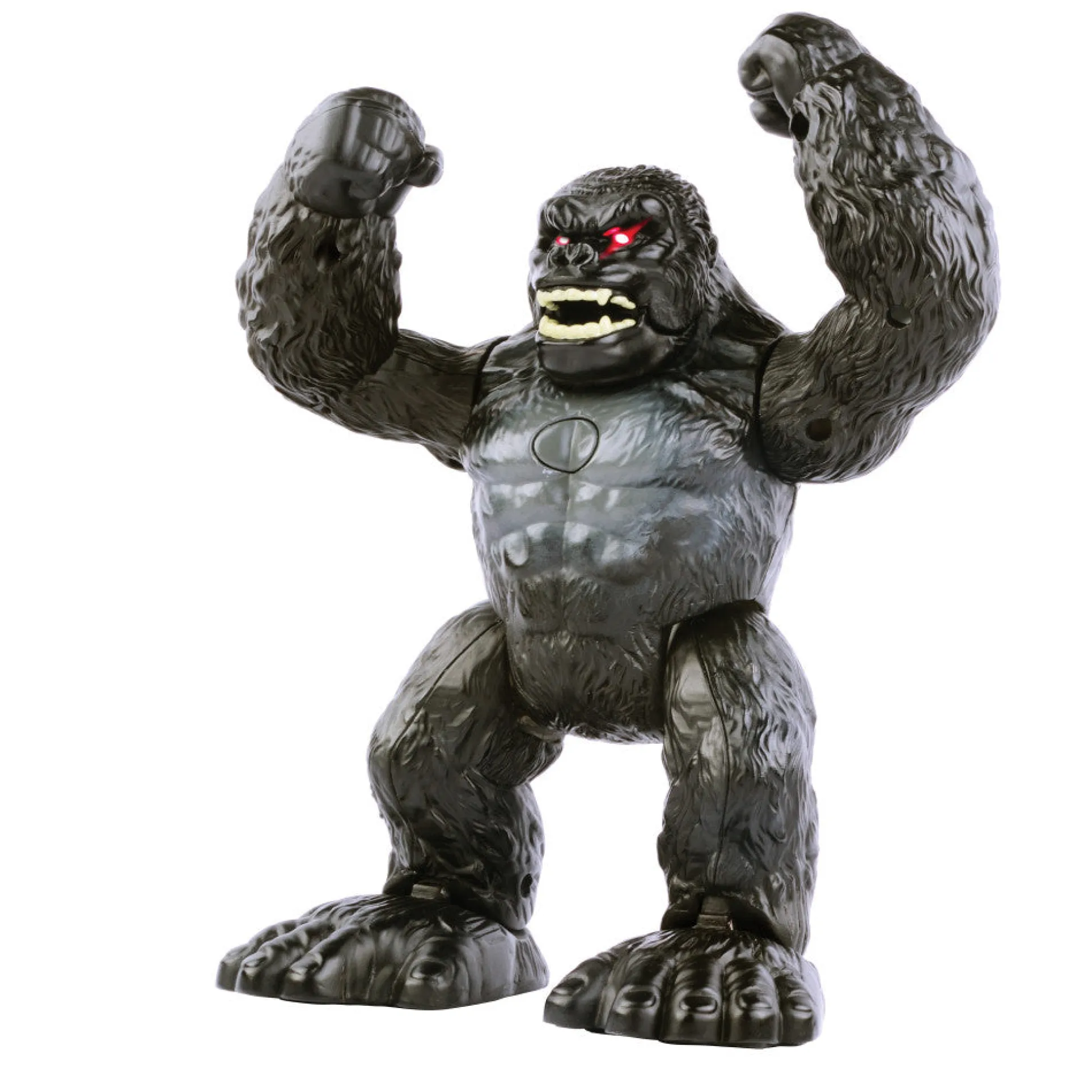 Interactive Walking Gorilla Toy with Light and Sound Effects