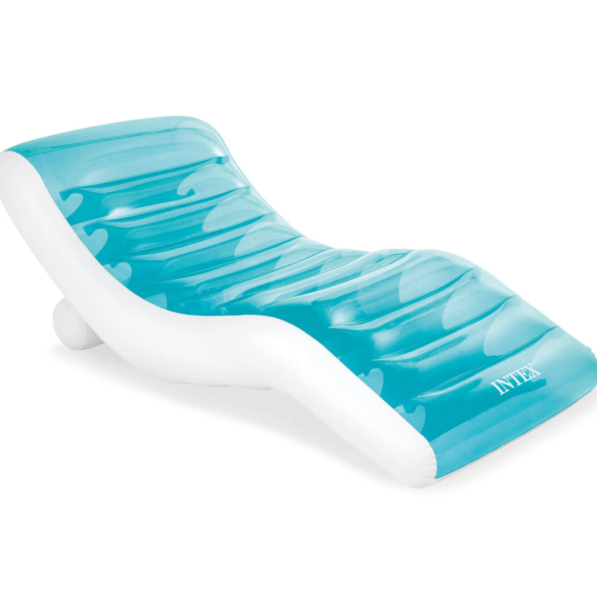 Intex Splash Lounge Inflatable Water & Pool Float - Teal & White