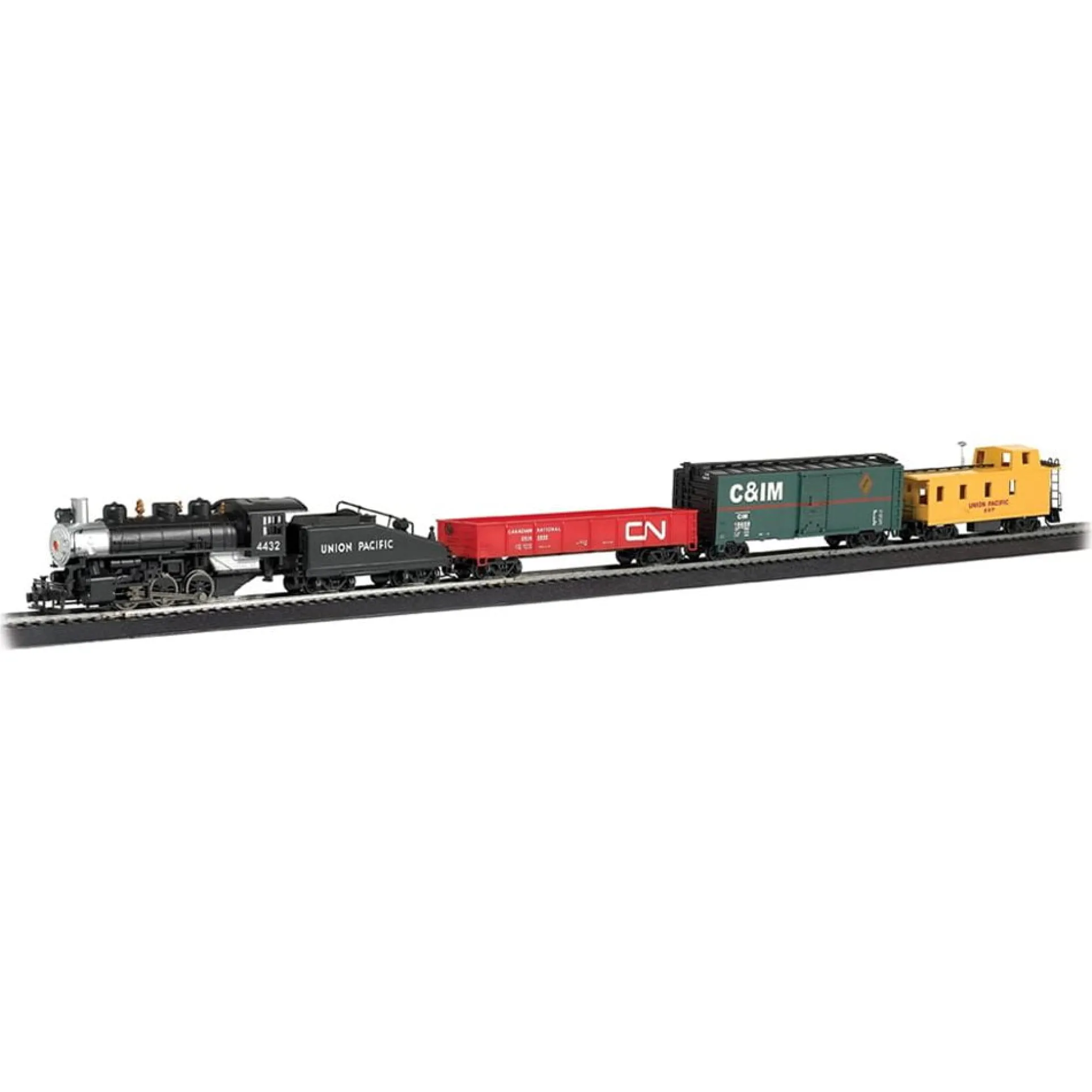 Bachmann Trains - Pacific Flyer HO Scale Ready To Run Electric Train Set