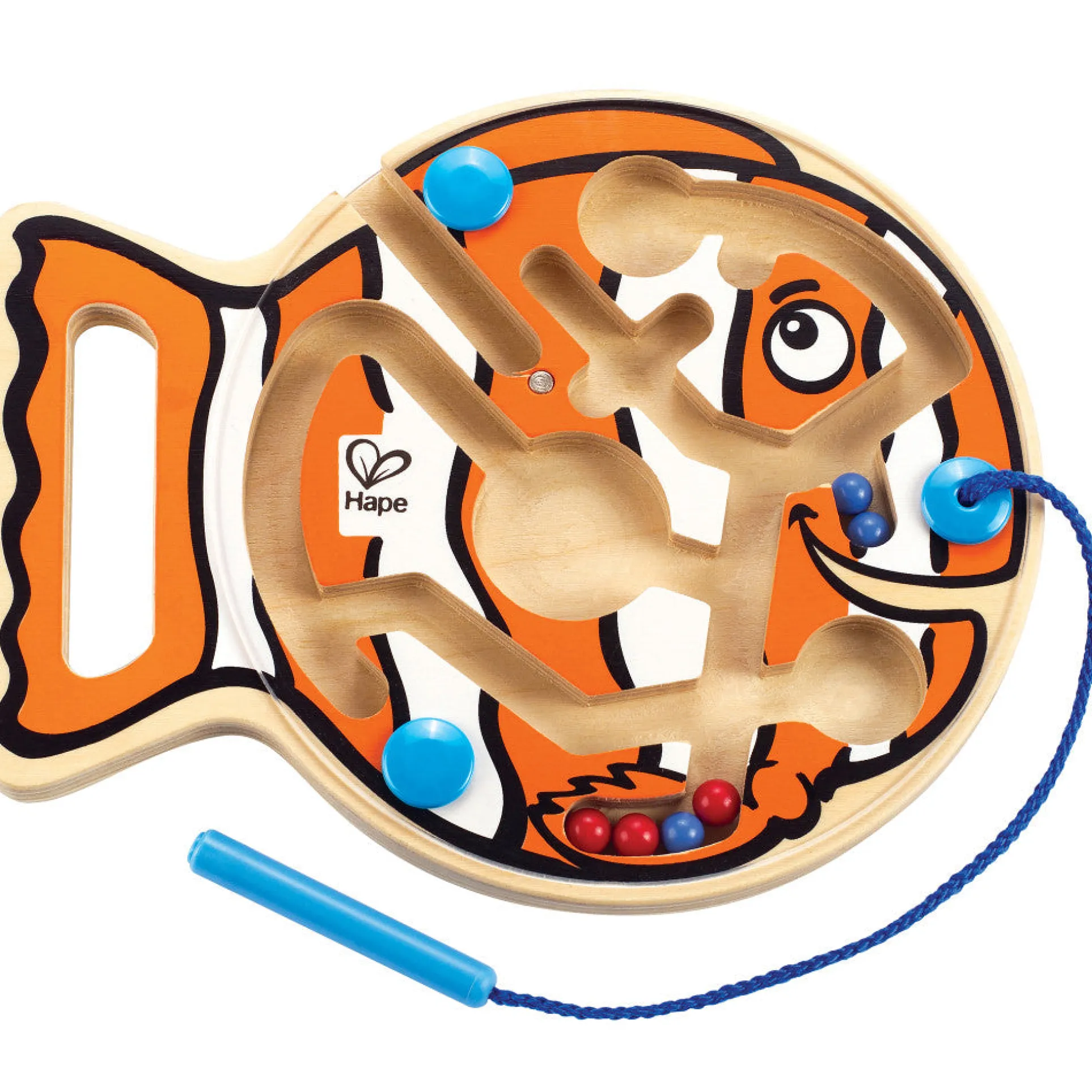 Hape Go-Fish-Go Magnetic Wooden Toddler Maze Puzzle