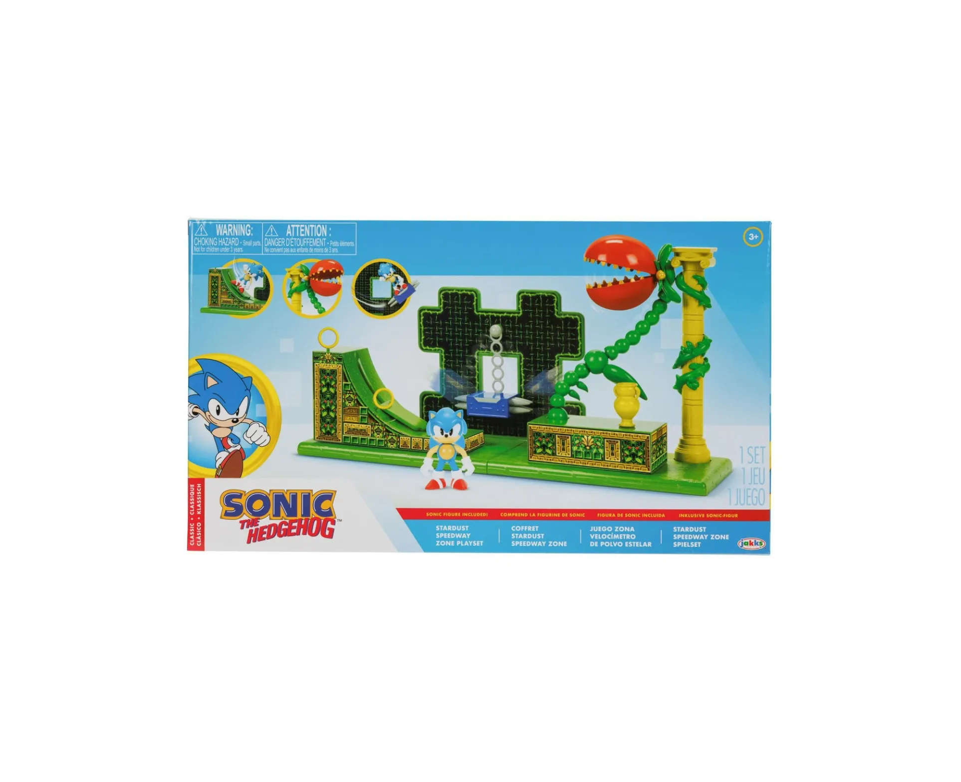 JAKKS Pacific Sonic the Hedgehog 2.5" Stardust Speedway Playset
