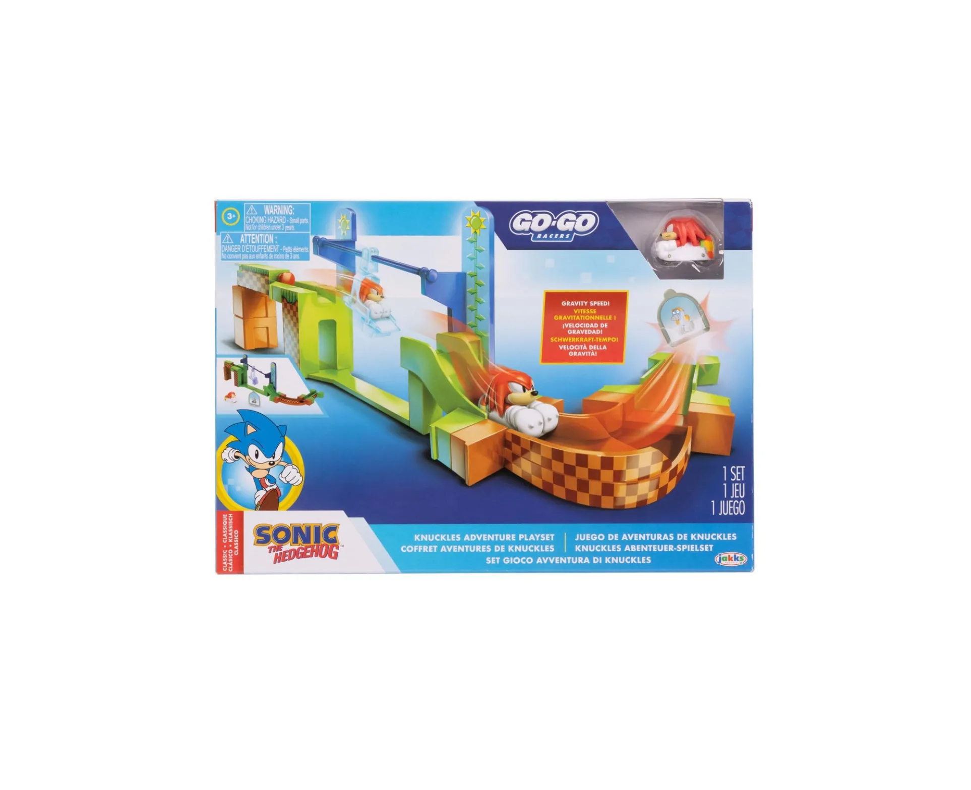 Jakks Pacific Sonic Go Go Racers Knuckles Adventure Playset