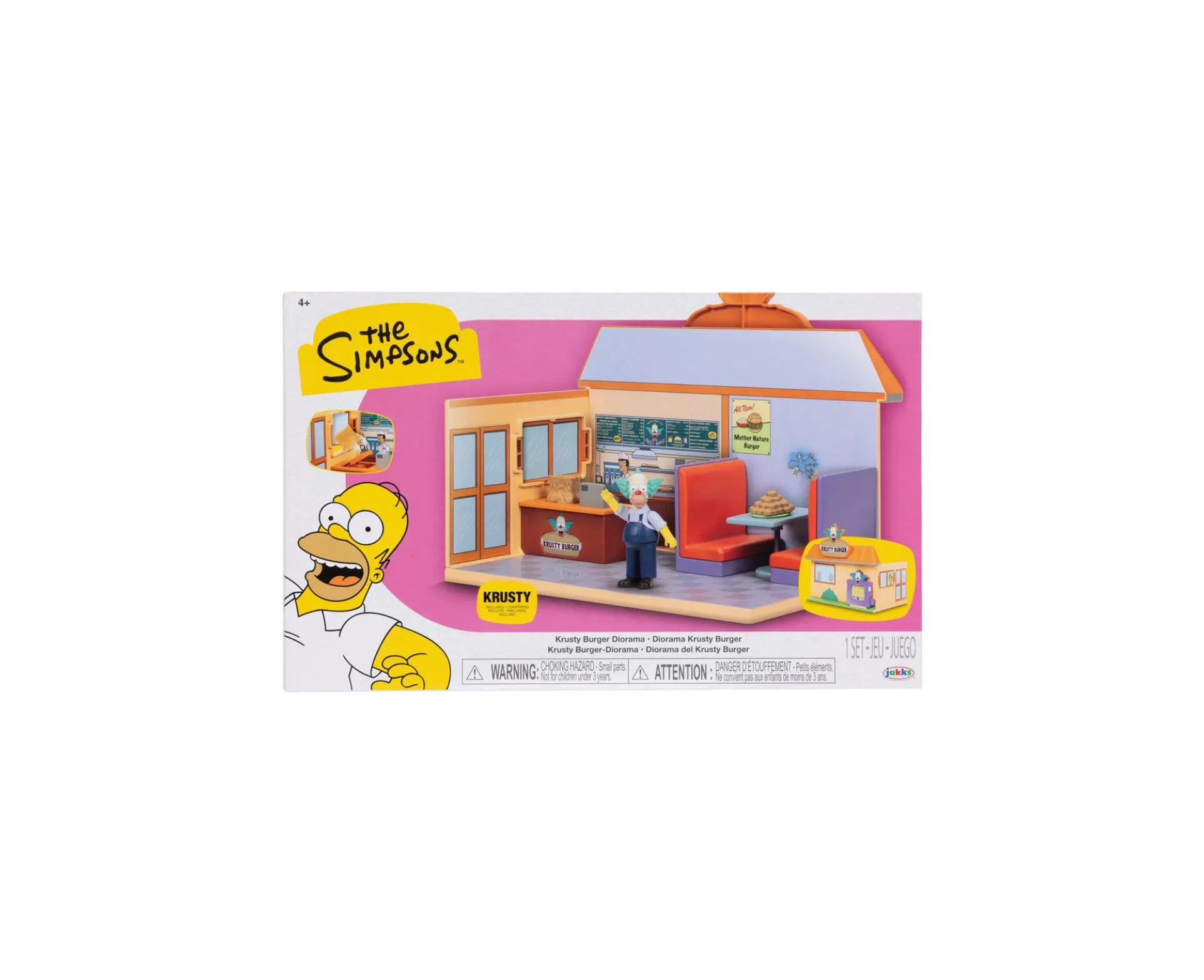 JAKKS Pacific The Simpsons Krusty Burger Playset