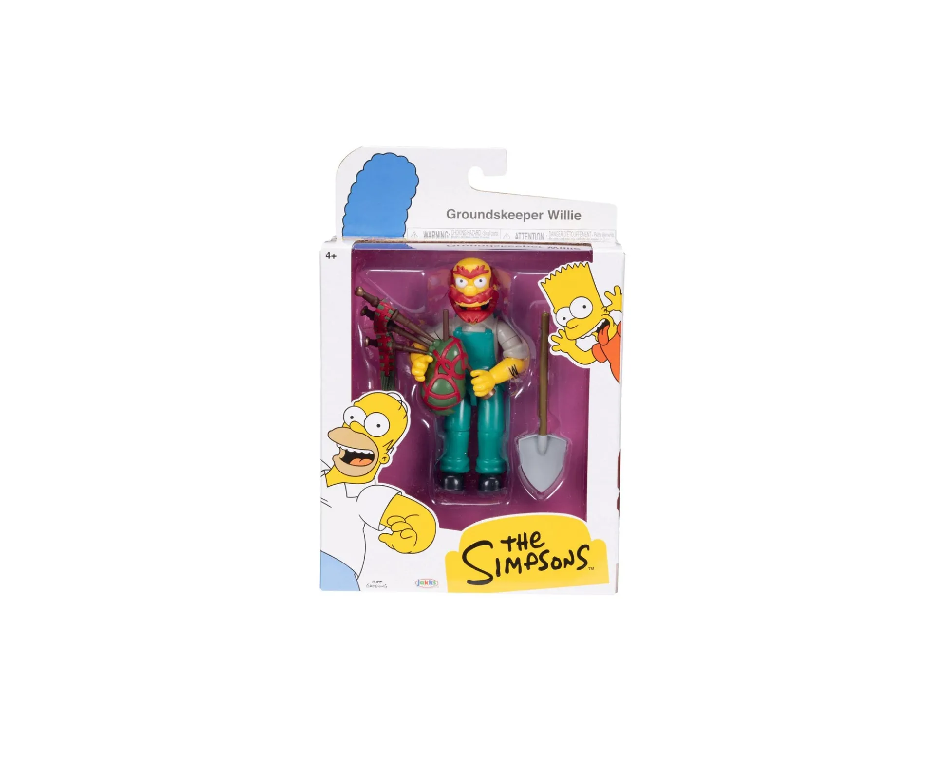 JAKKS Pacific The Simpsons Groundskeeper Willie 5" Articulated Action Figure