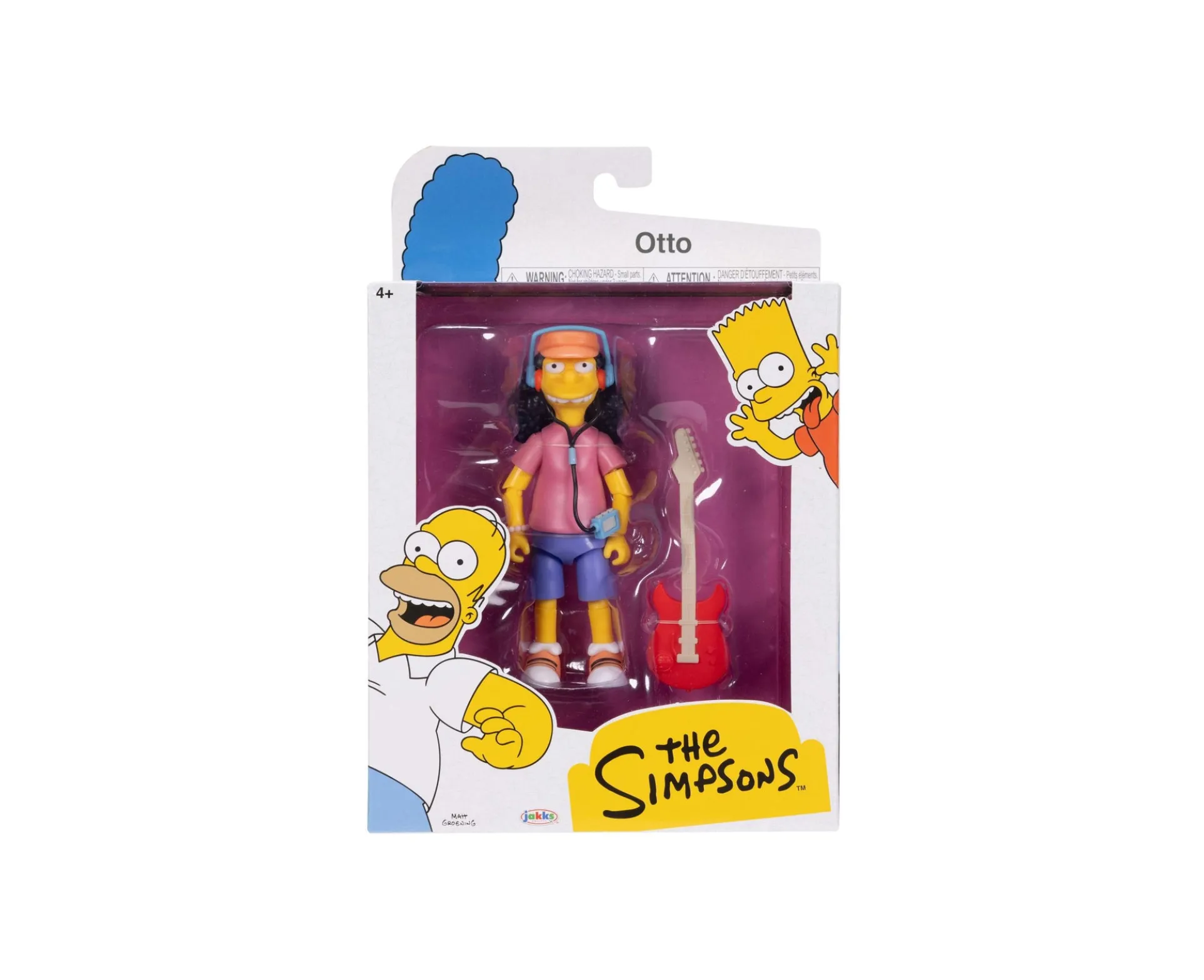 JAKKS Pacific The Simpsons 5-Inch Action Figure - Otto with Guitar