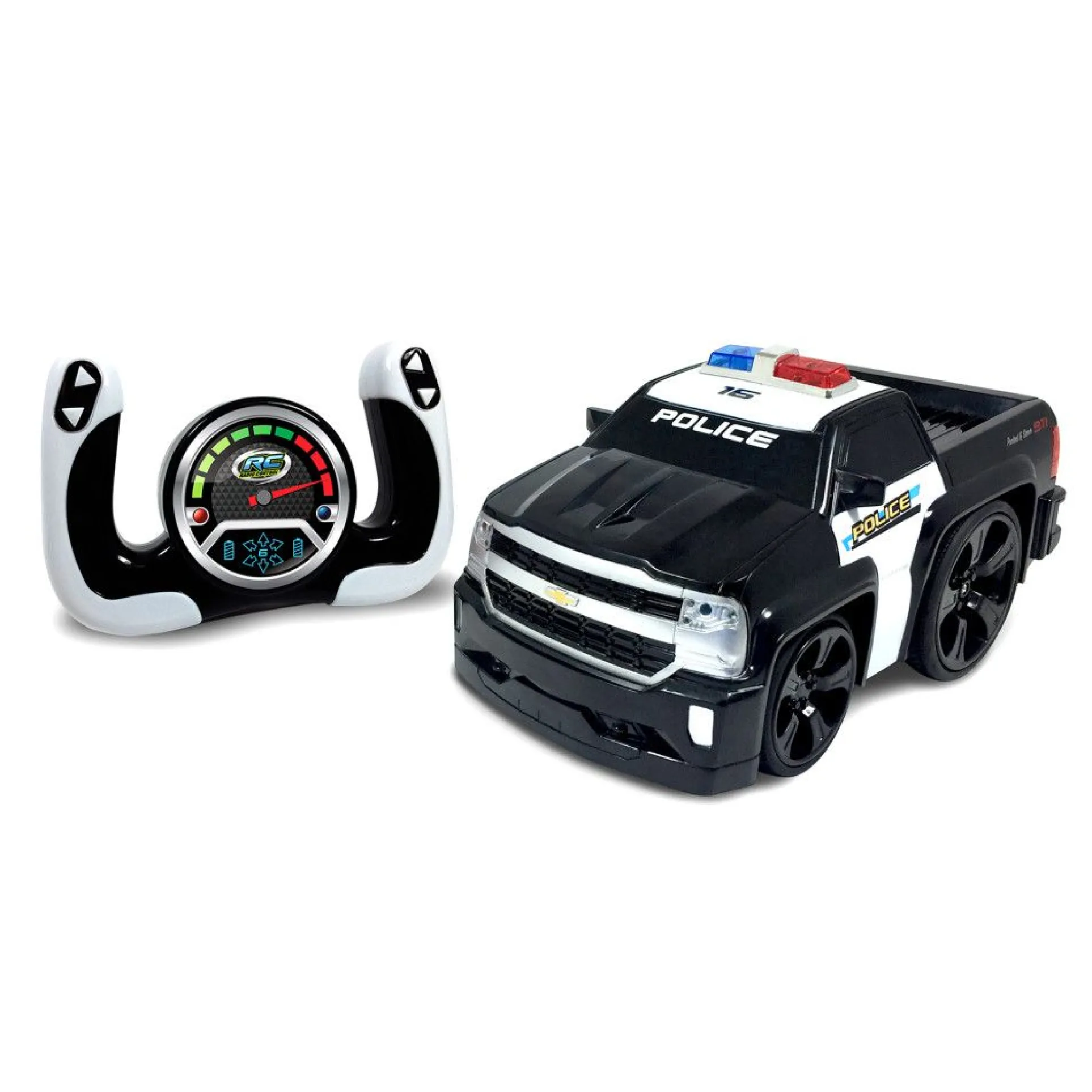 Jam'n Products Chevrolet Preschool R/C Police Silverado