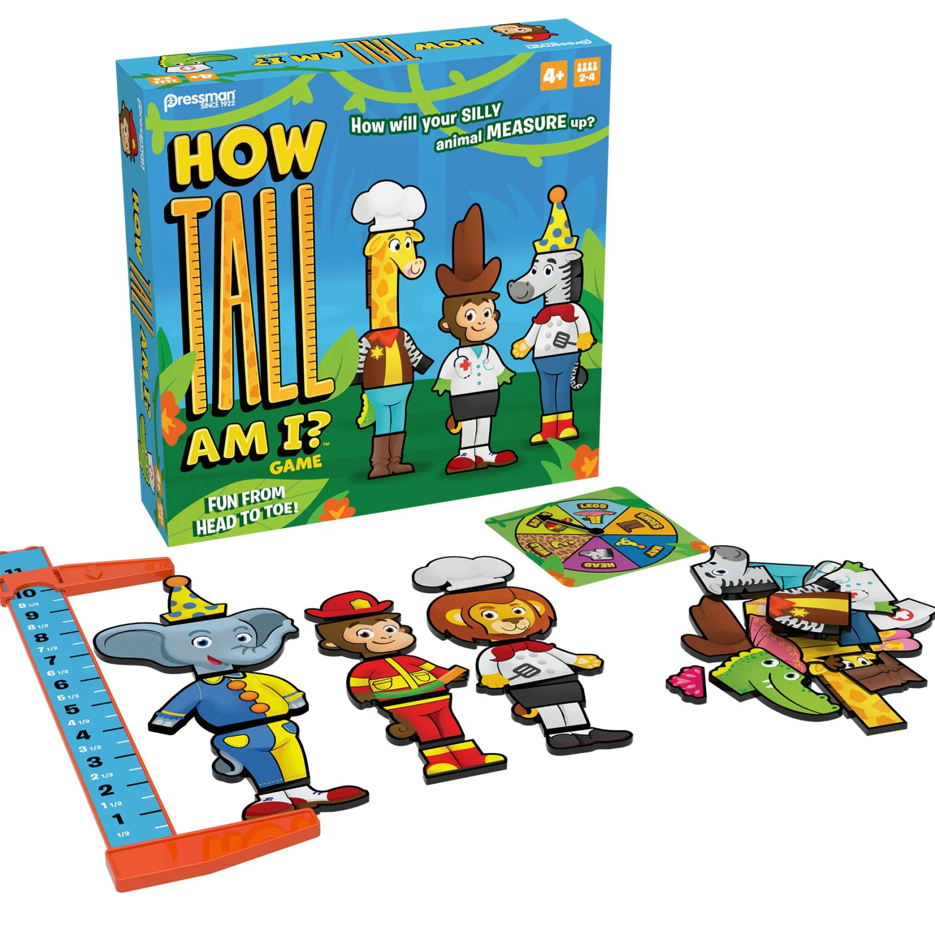 JAX Ltd. How Tall Am I? Animal Stacking Game