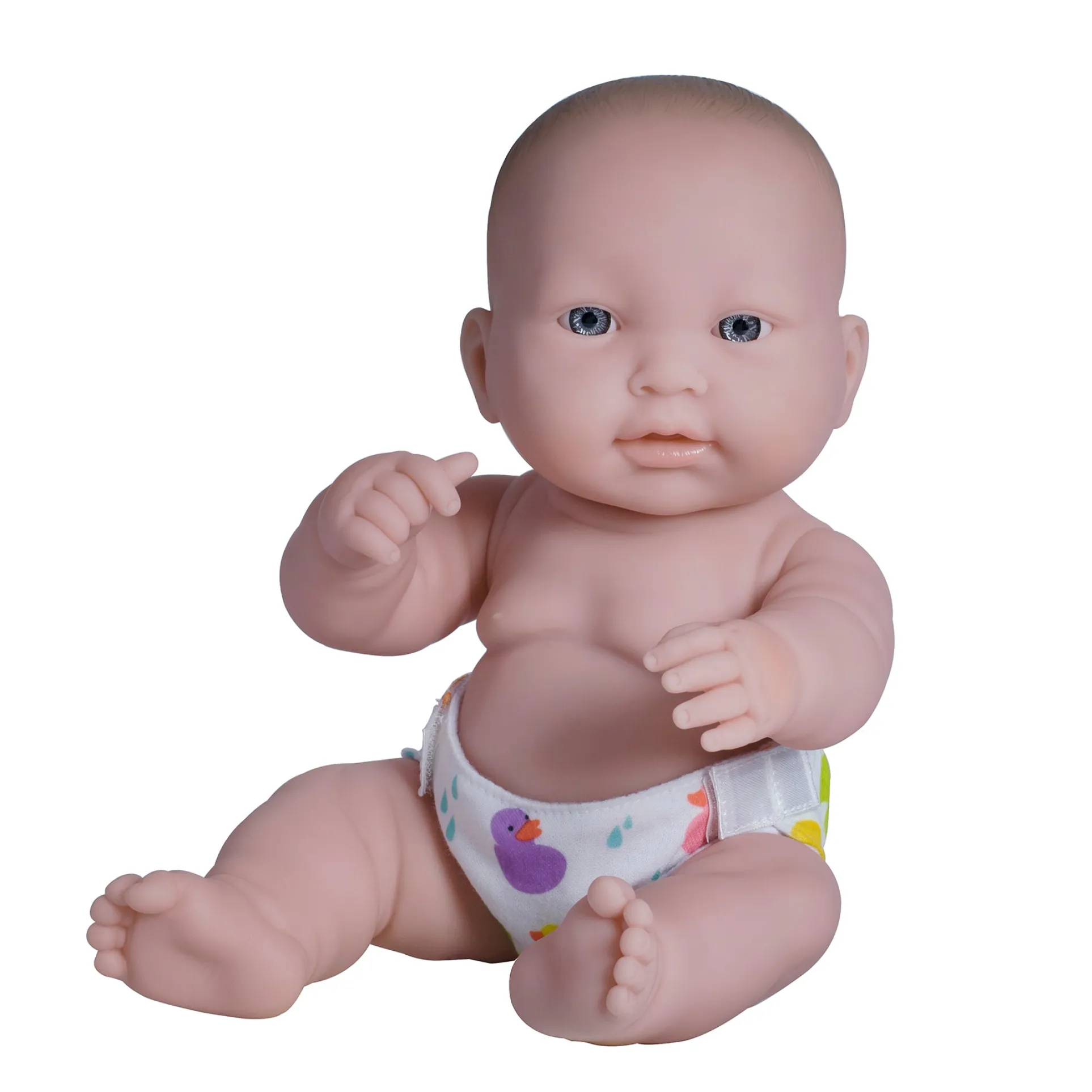 JC Toys 14 inch - Blue Eyes in Dotted Diaper Baby Doll
