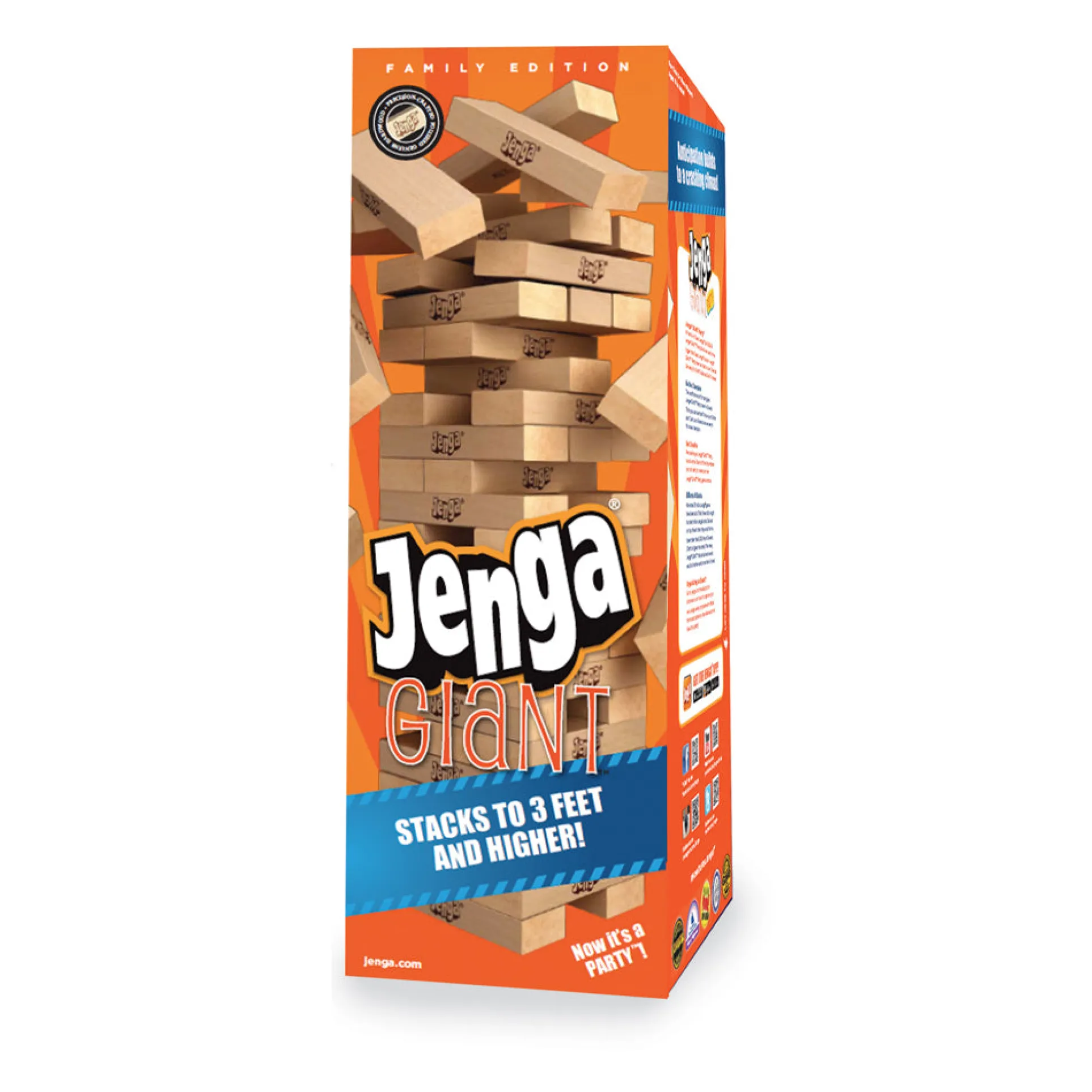 Jenga Giant Family Edition - Polished Hardwood Block Game