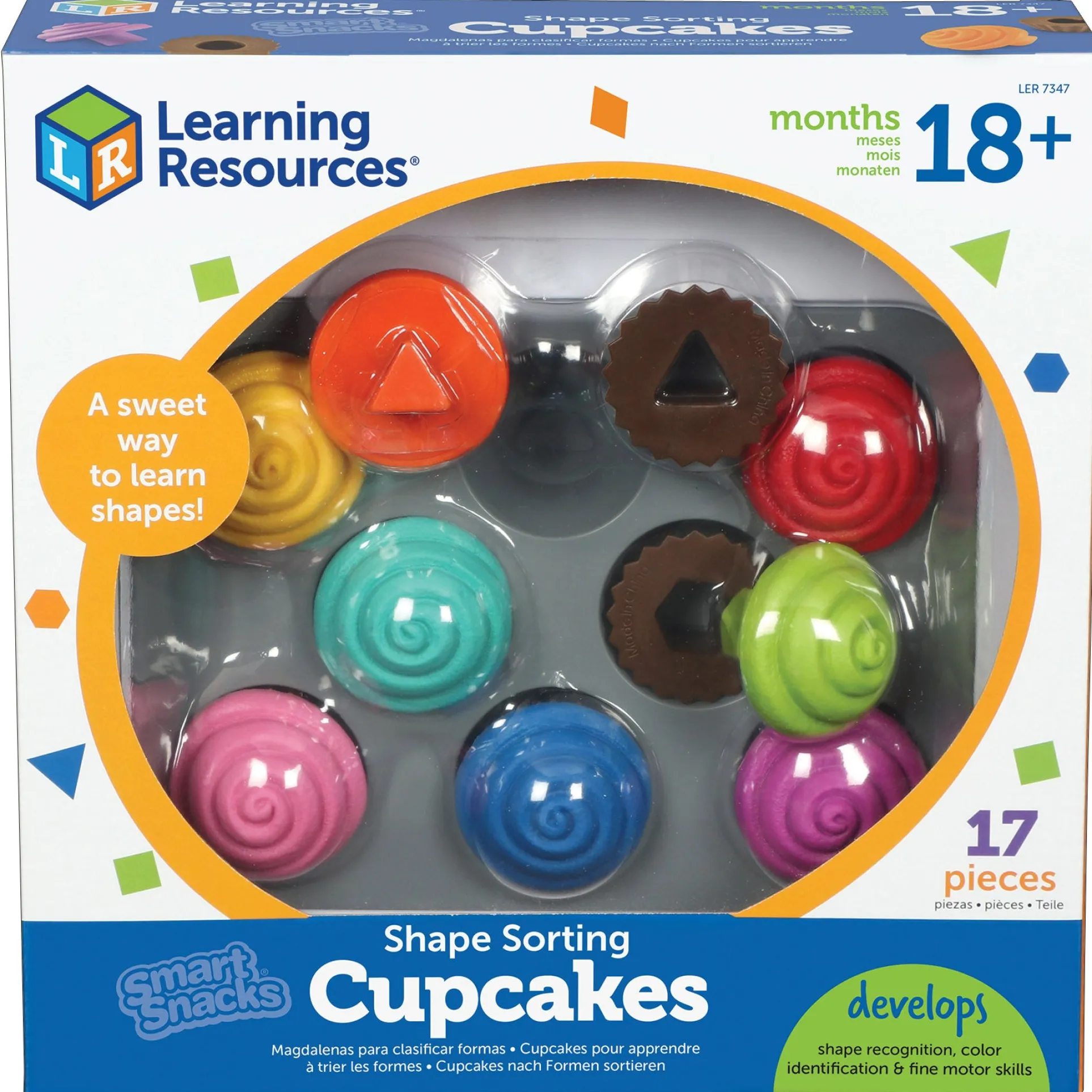 Learning Resources Smart Snacks - Shape Sorting Cupcakes - Educational Toy
