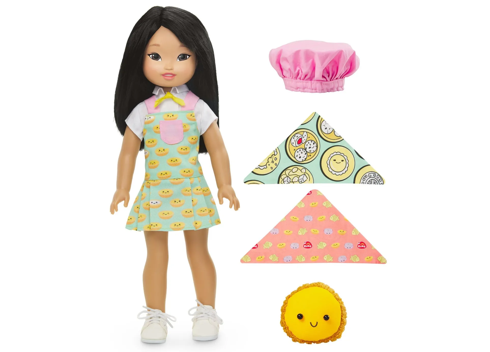 Jilly Bing 14-inch Doll with Transforming Chef's Hat and Mix-and-Match Outfits