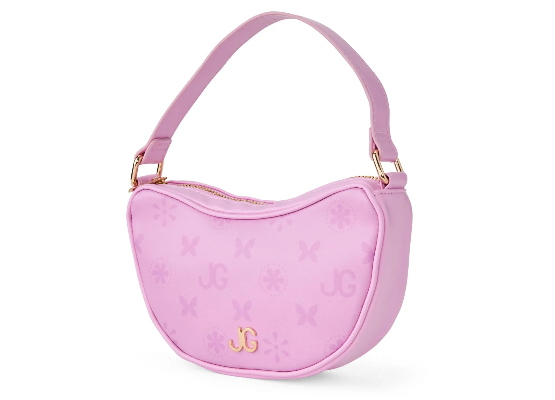 Journey Girls Fashionable Quilted Handbag with Monogram Scarf - Pastel Purple