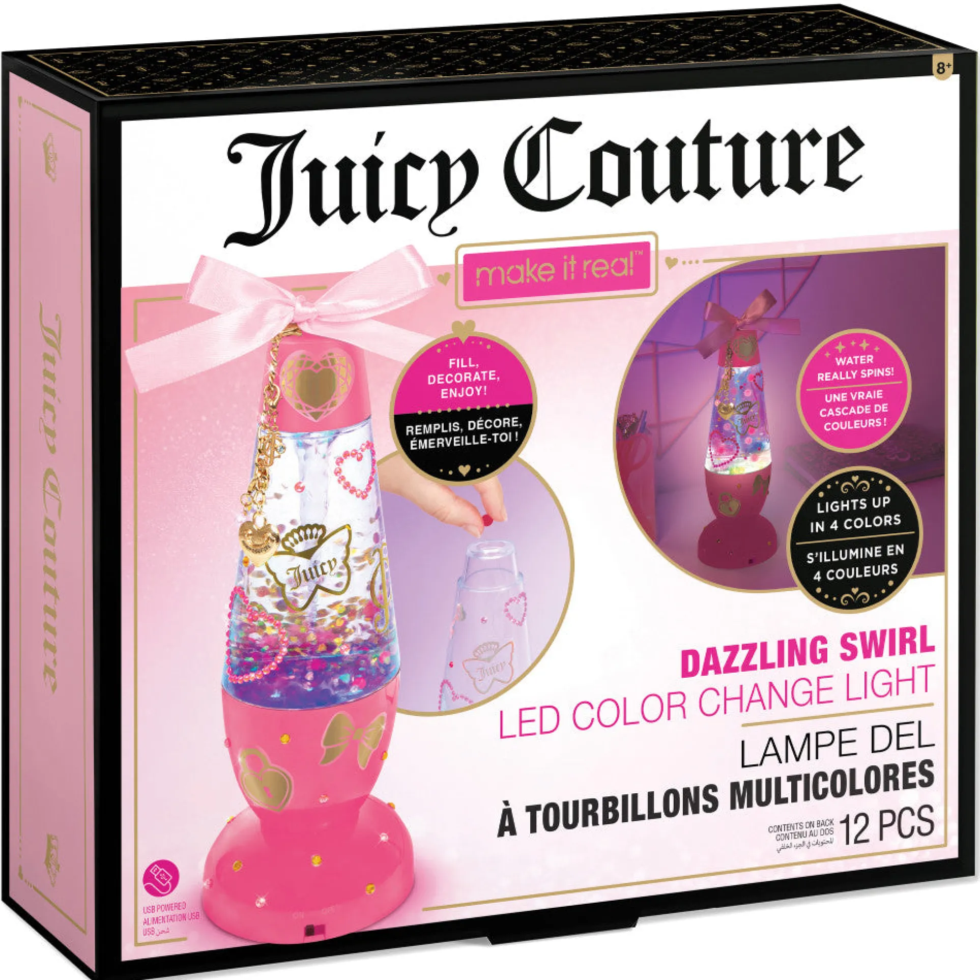 Juicy Couture Dazzling Swirl LED Color Change Light DIY Kit - Make It Real