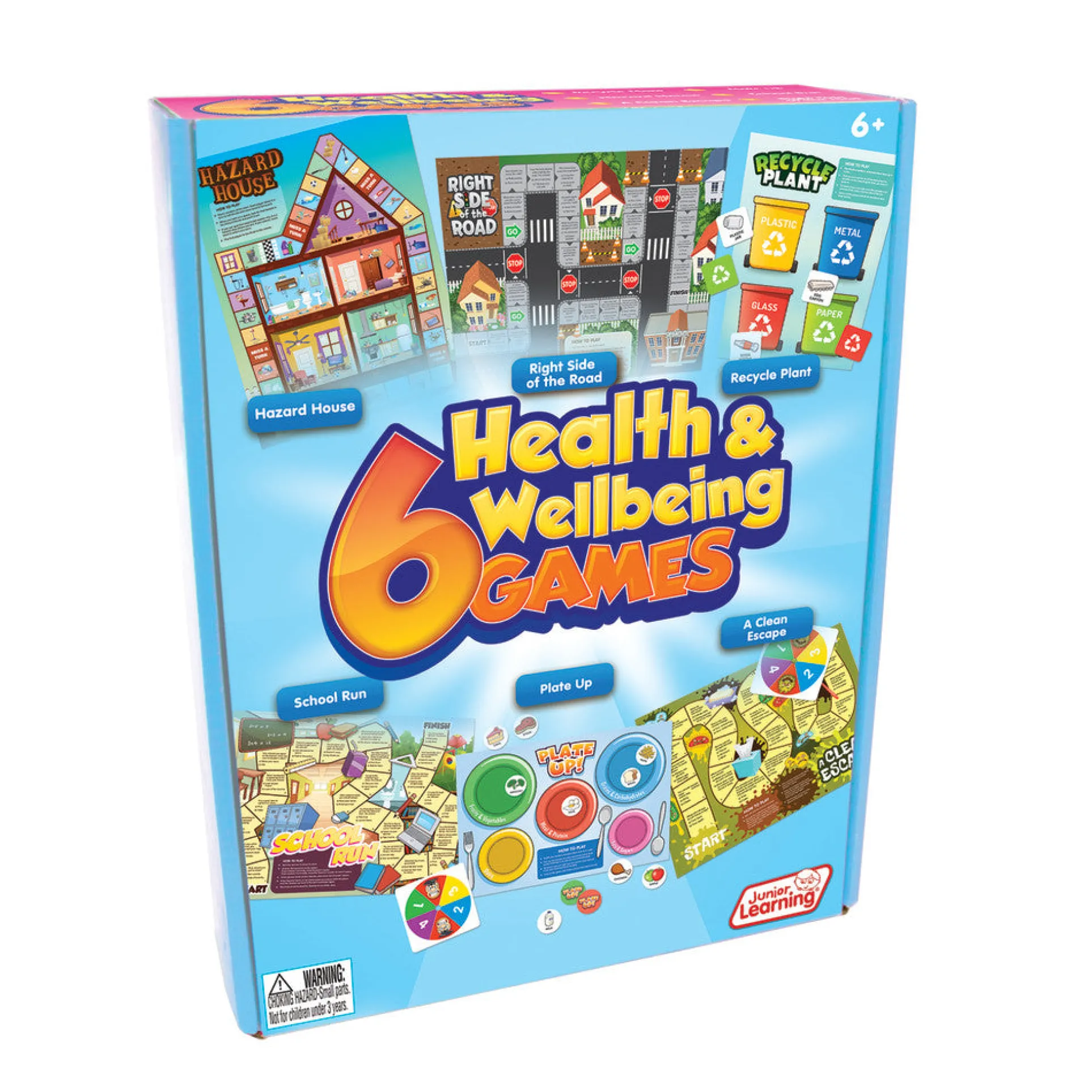 Junior Learning 6 Health and Wellbeing Educational Games Set