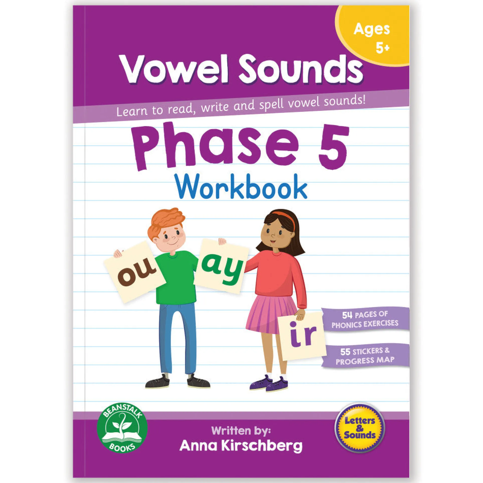Junior Learning - Phase 5 Vowel Sounds - Educational Workbook