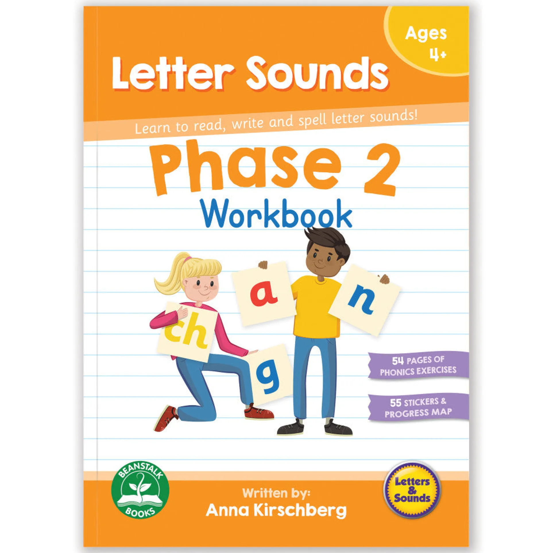 Junior Learning - Phase 2 Letter Sounds Workbook - Educational Learning Aid
