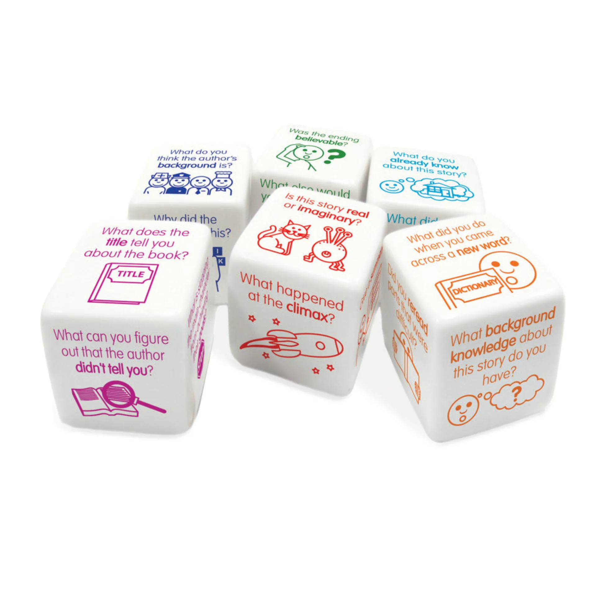 Junior Learning Comprehension Dice Set - Educational Game for Ages 6+