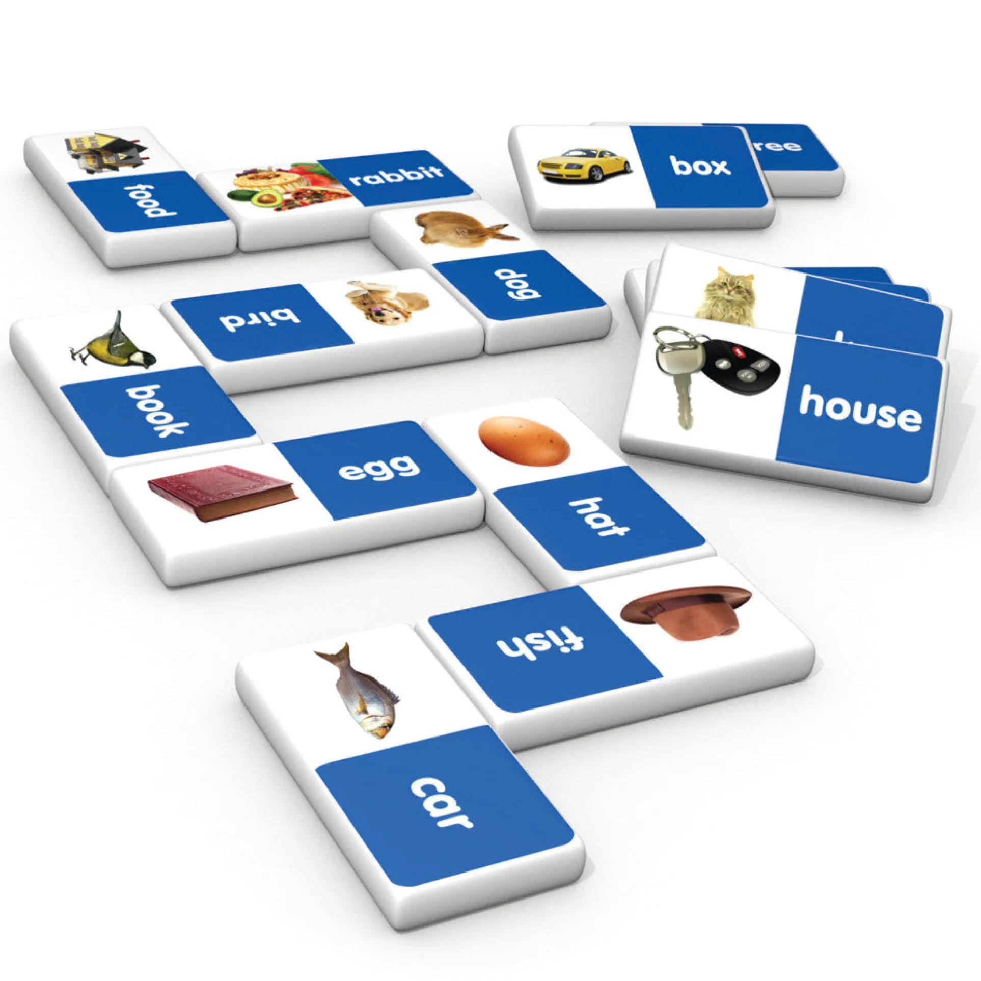 Junior Learning First Words Dominoes - Educational Set for Ages 4-5