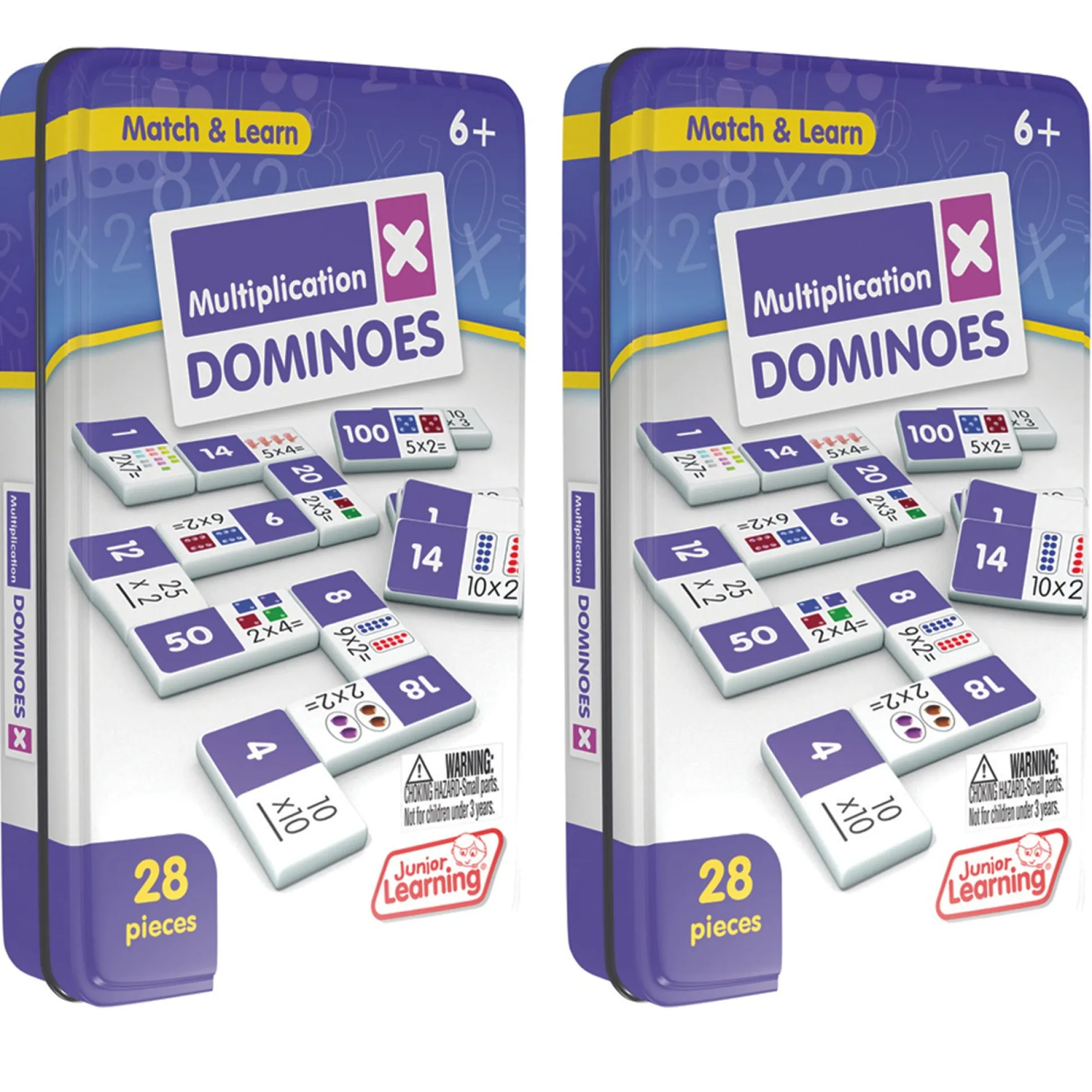 Junior Learning Multiplication Dominoes - Educational Game Set