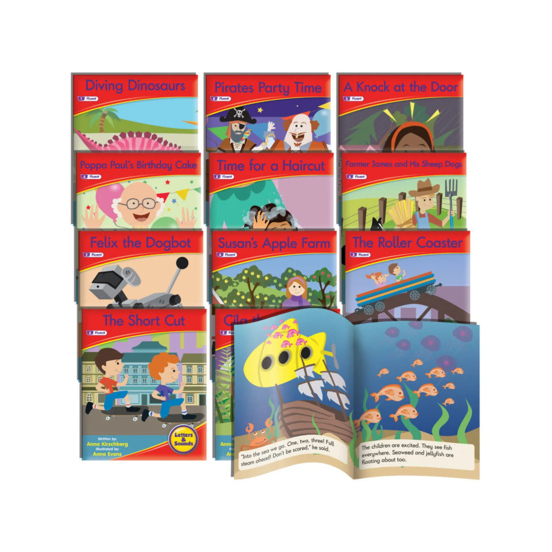 Junior Learning Phase 6 Fiction Decodable Readers 12-Book Set