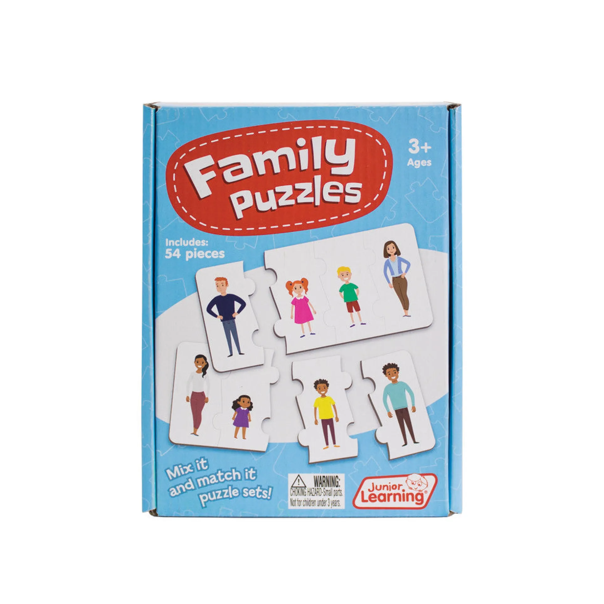 Junior Learning 54-Piece Family Diversity Puzzle - Educational Jigsaw