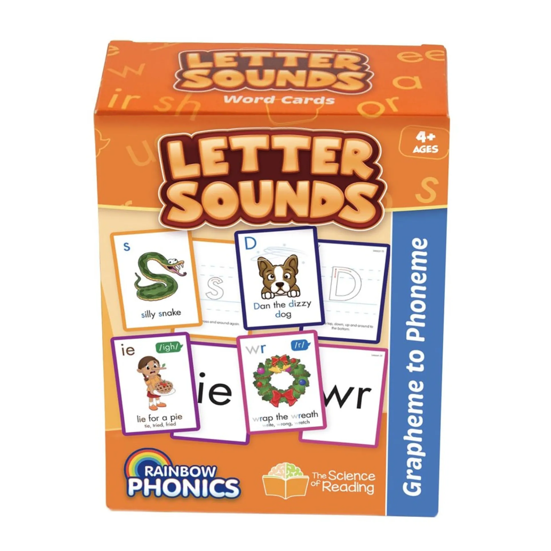 Junior Learning Rainbow Phonics - Educational Letter Sounds Game - 151 Word Cards