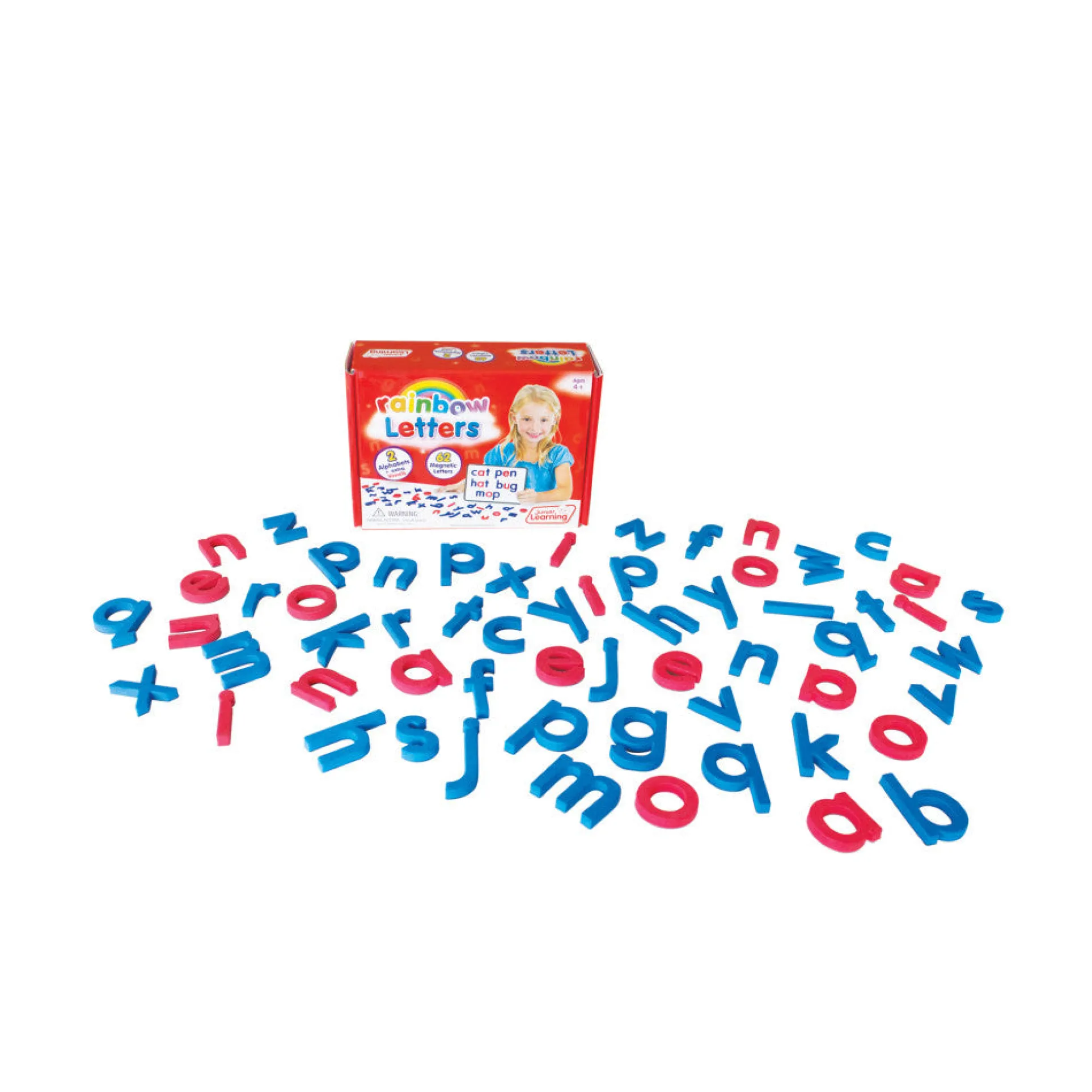 Junior Learning Rainbow Letters - Magnetic Alphabet Set for Ages 4-6