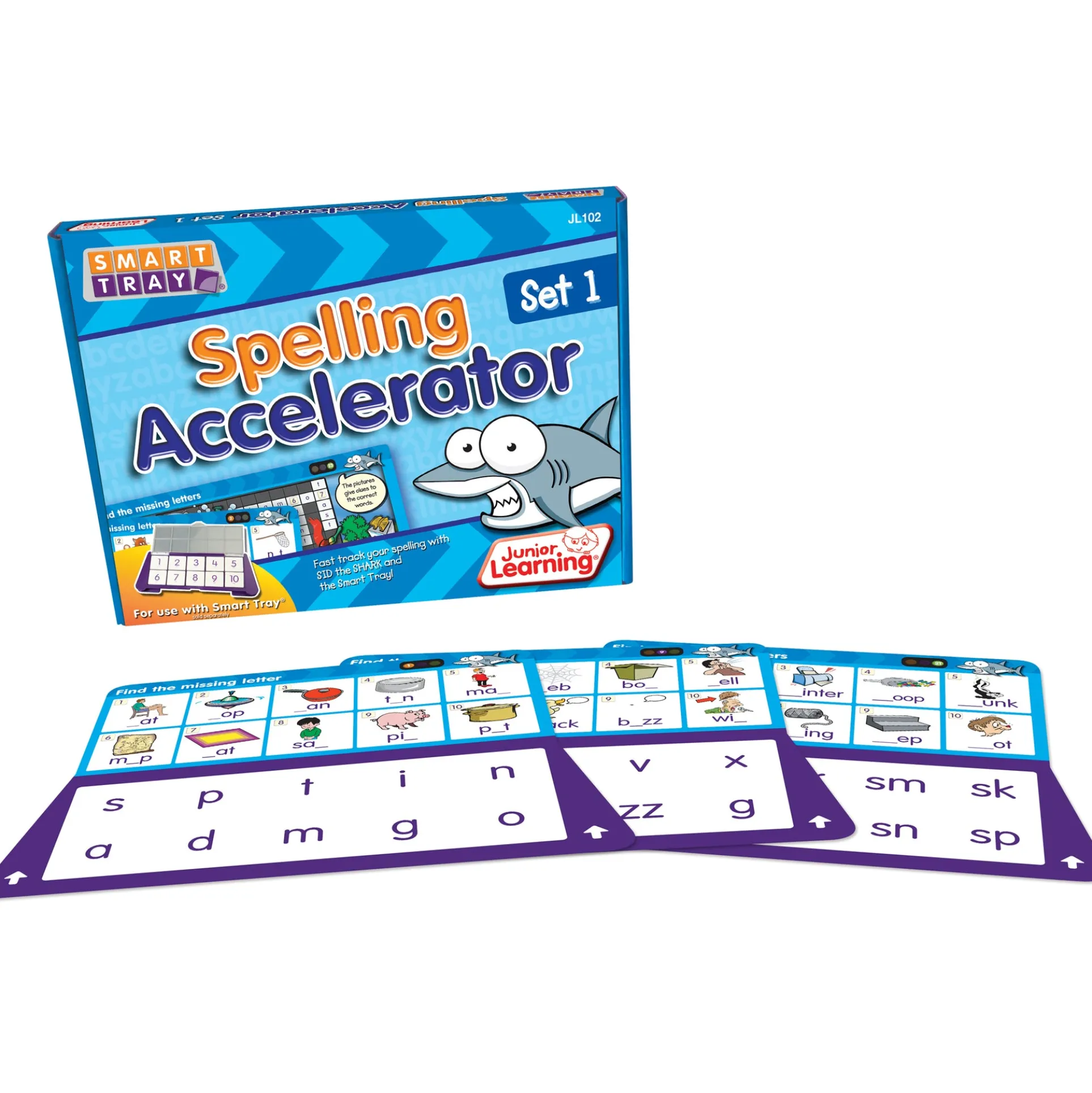 Junior Learning Smart Tray Spelling Accelerator Set 1 - Educational Toy