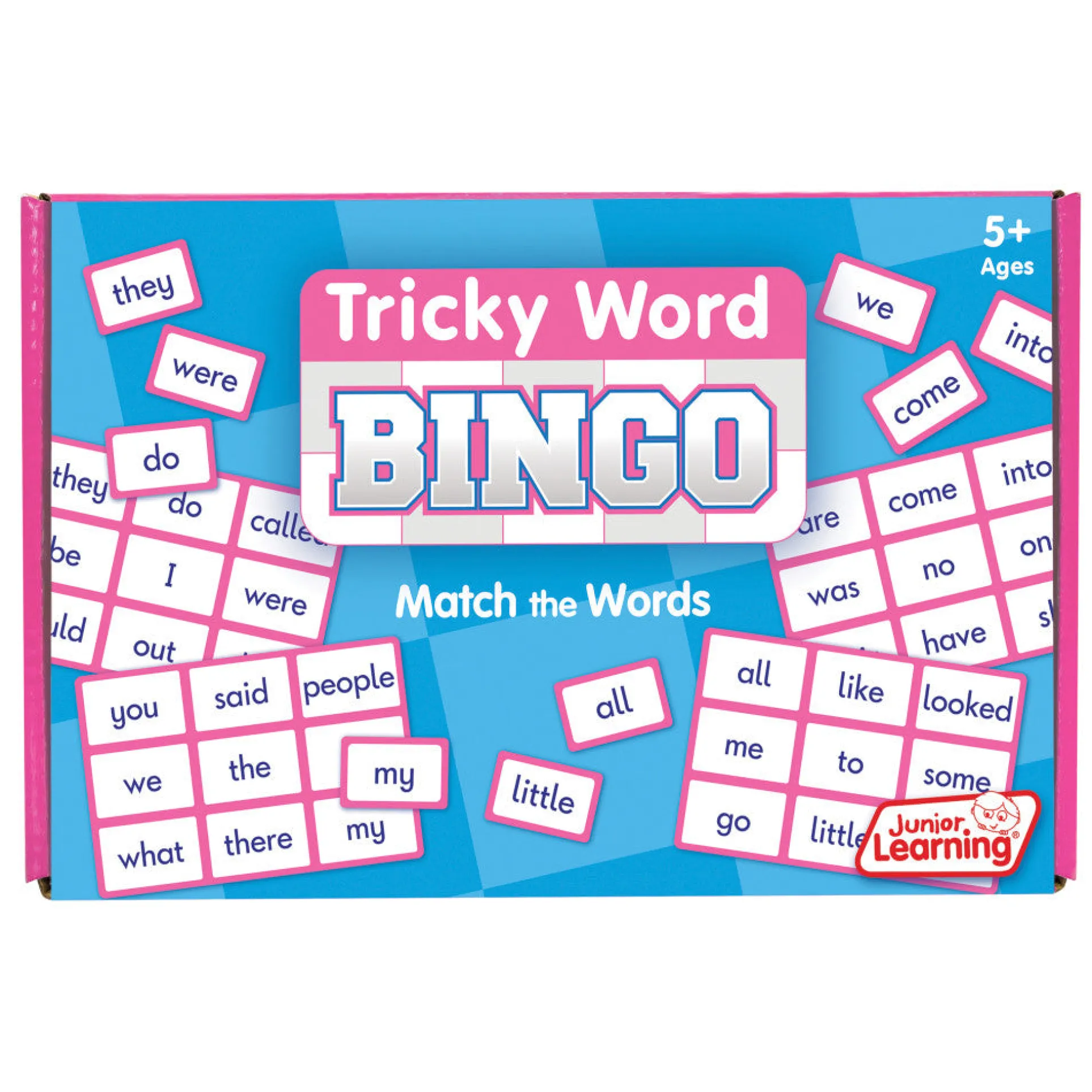 Junior Learning Tricky Word Bingo - Educational Game for Mastering Phonics